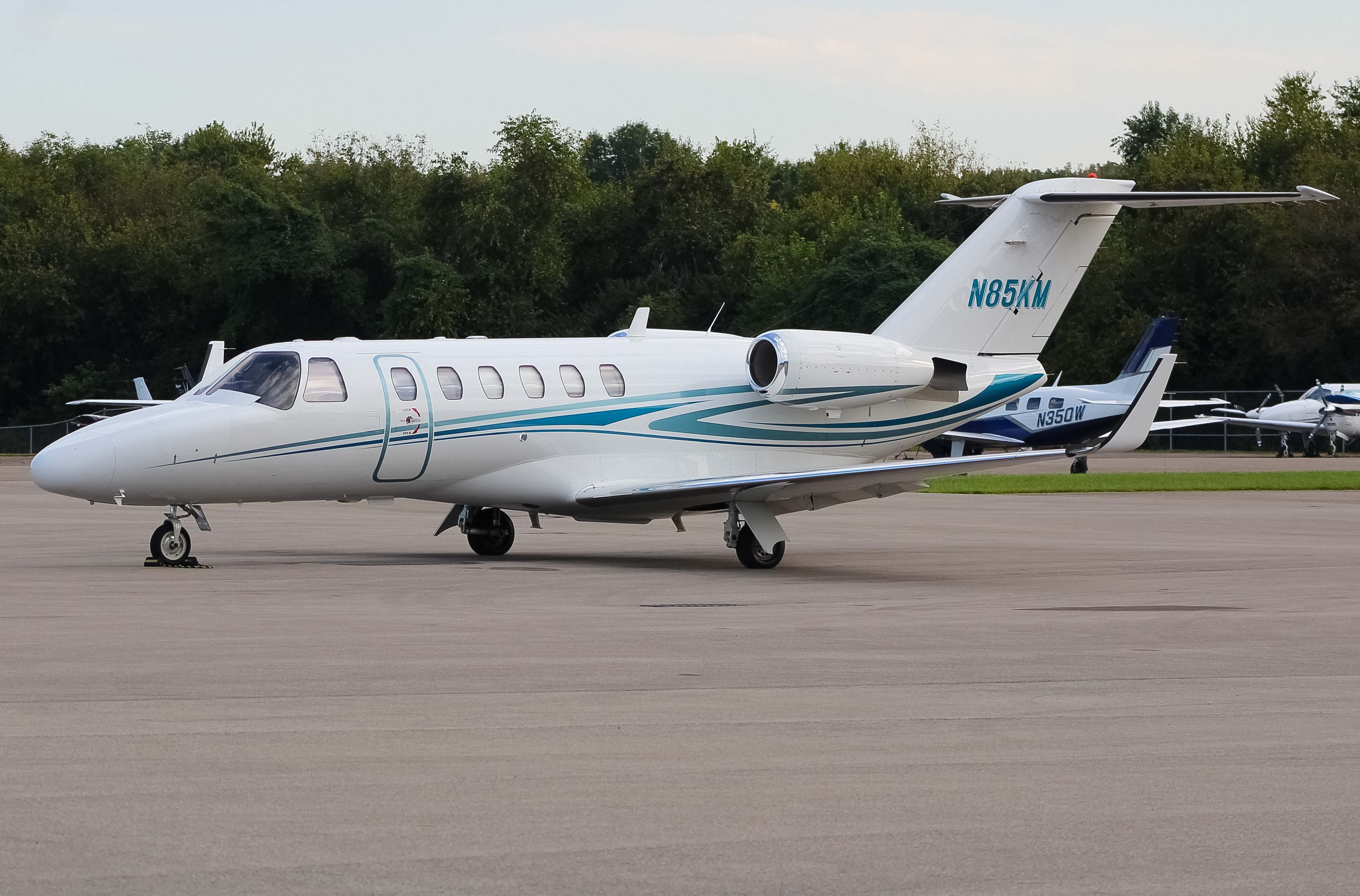 Full size: PRIVATE Cessna Citation 525A N85KM at Cincinnati Municipal Airport/Lunken Field