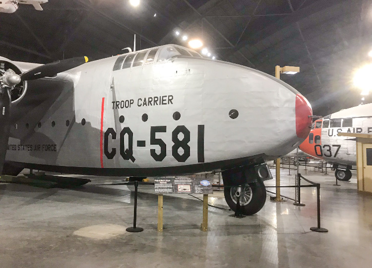 Full size: USAF - United States Air Force Fairchild C-82A Packet  CQ-581 at Wright-Patterson Air Force Base