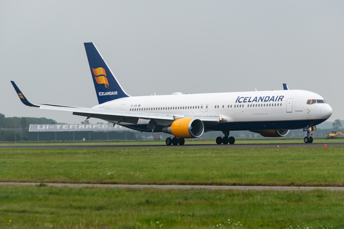 Full size: Icelandair Boeing 767-300ER TF-ISN at Amsterdam Schiphol Airport