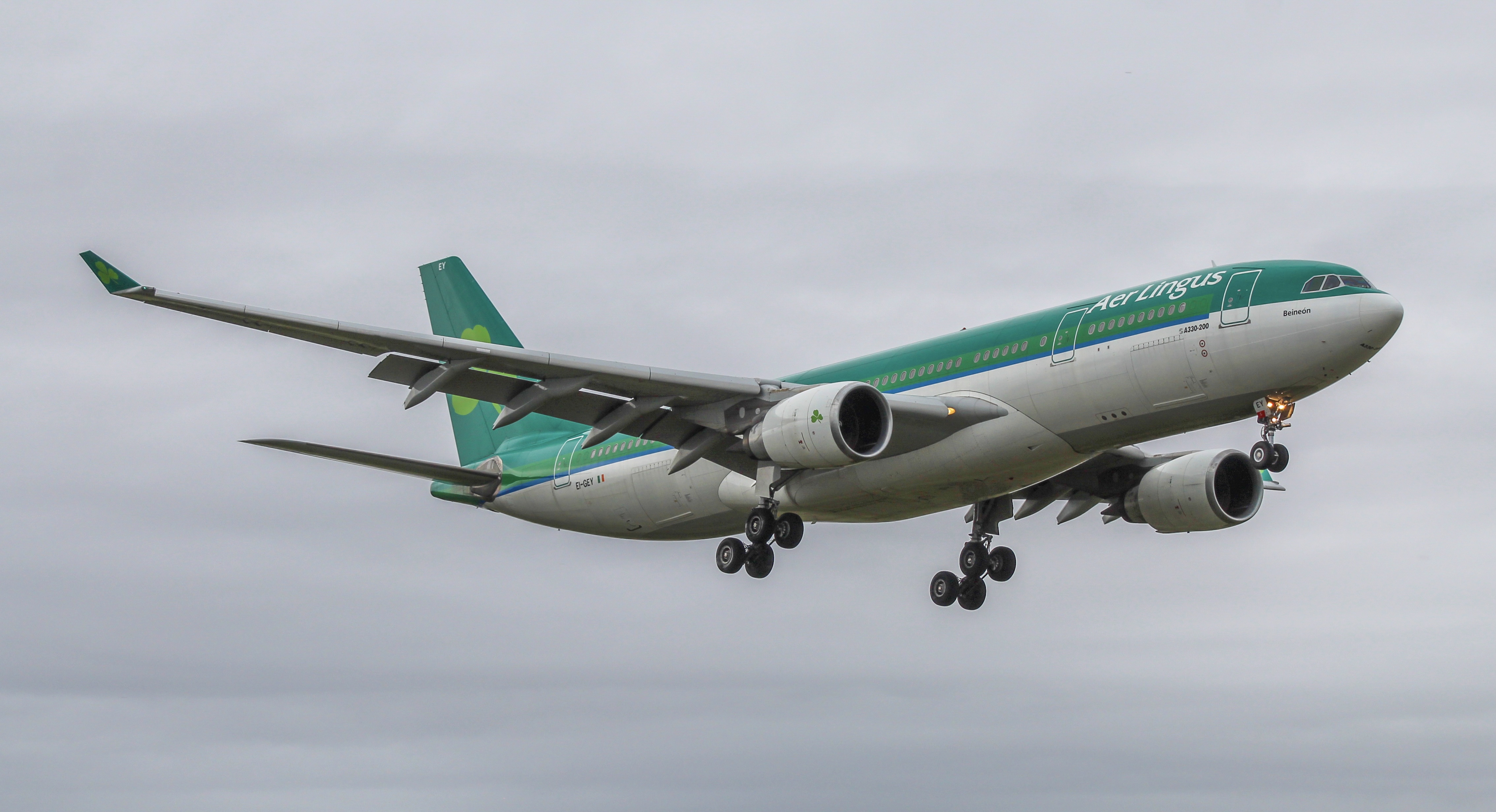 Full size: Aer Lingus Airbus A330-200 EI-GEY at Lester B Pearson International Airport