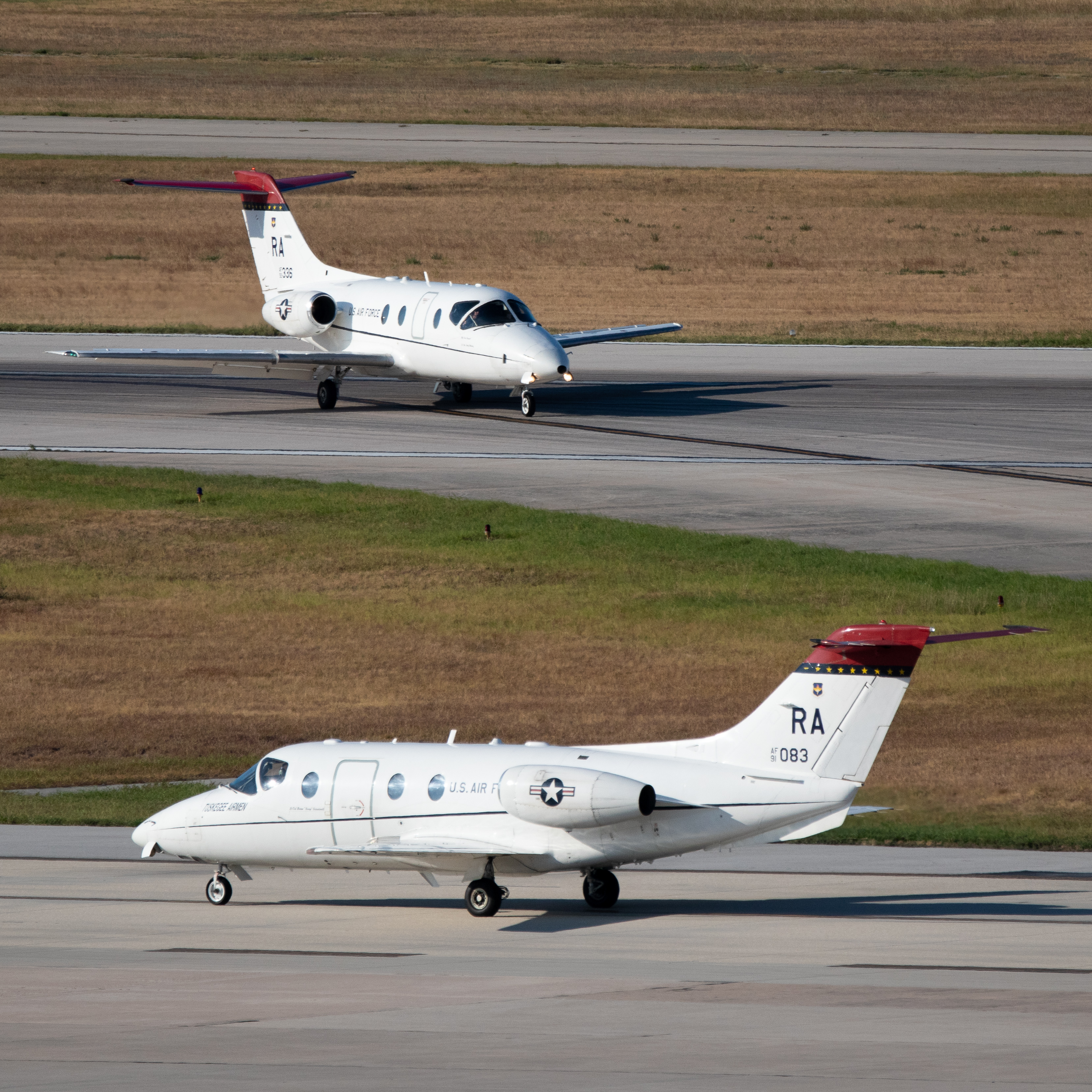 Full size: USAF - United States Air Force T-1A Jayhawk 91083 at San Antonio International Airport