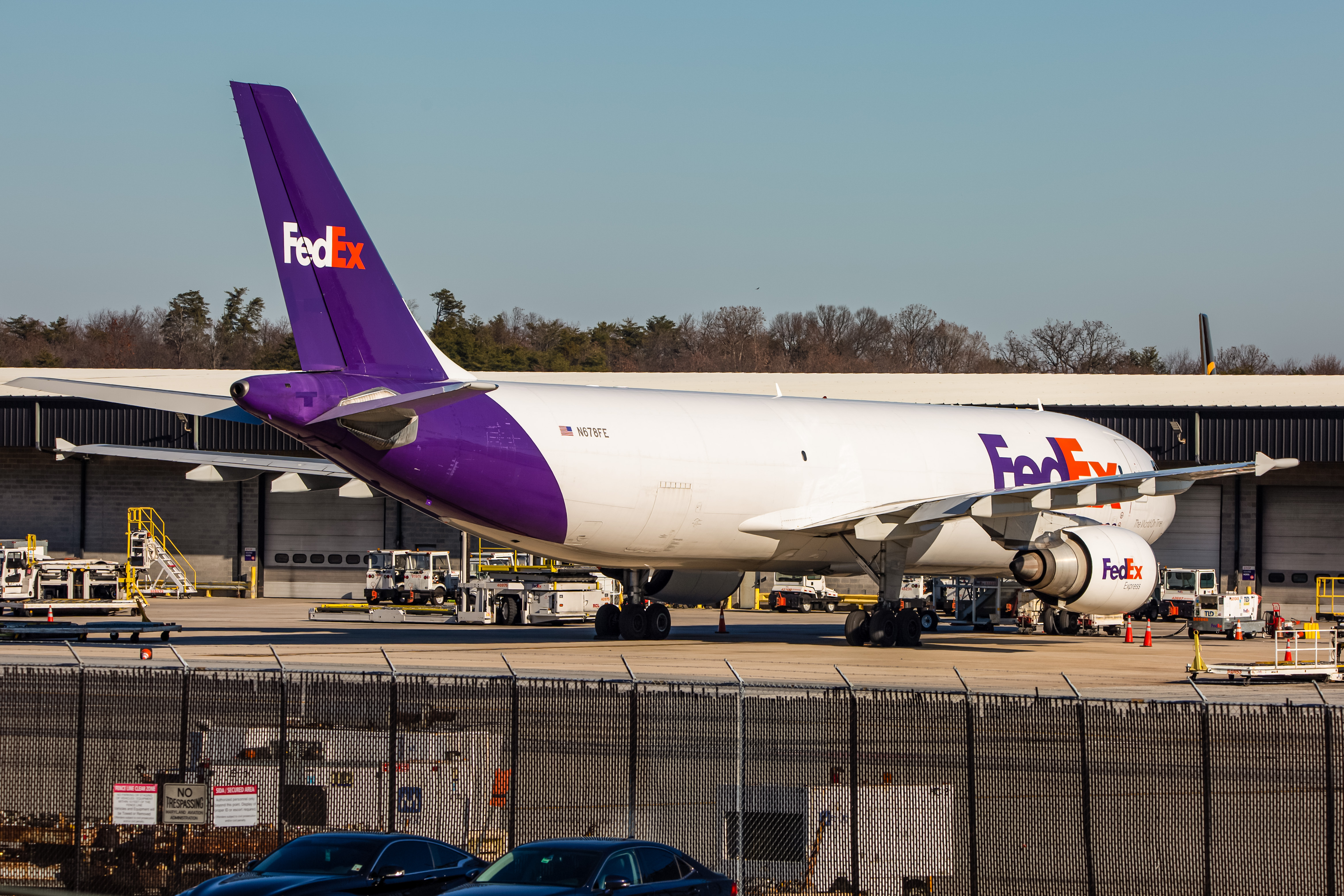 Full size: FedEx Airbus A300F-600 N678FE at Baltimore/Washington International Thurgood Marshall Airport