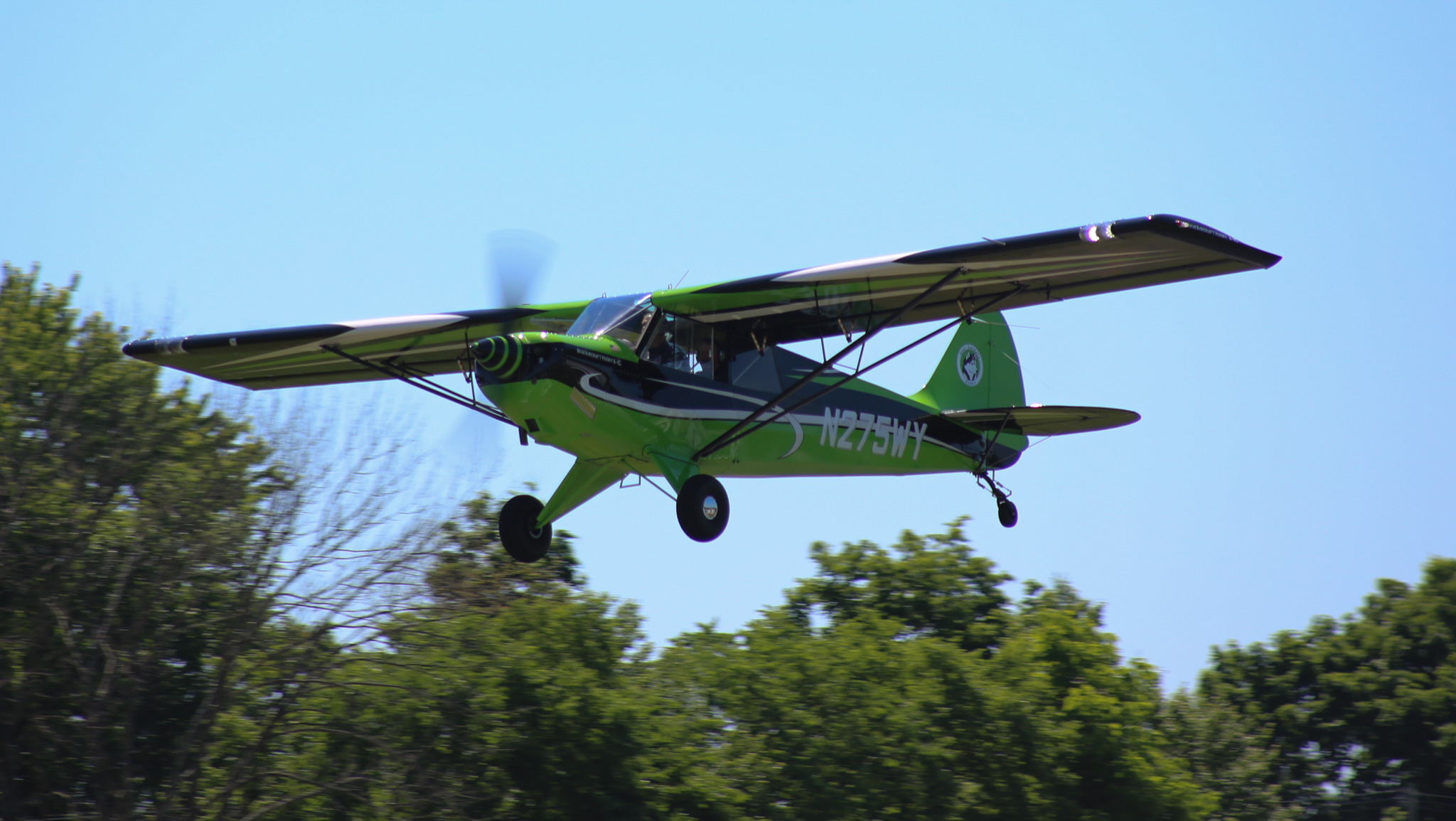 Full size: PRIVATE Aviat A-1C Husky N275WY at Lincoln Park Airport