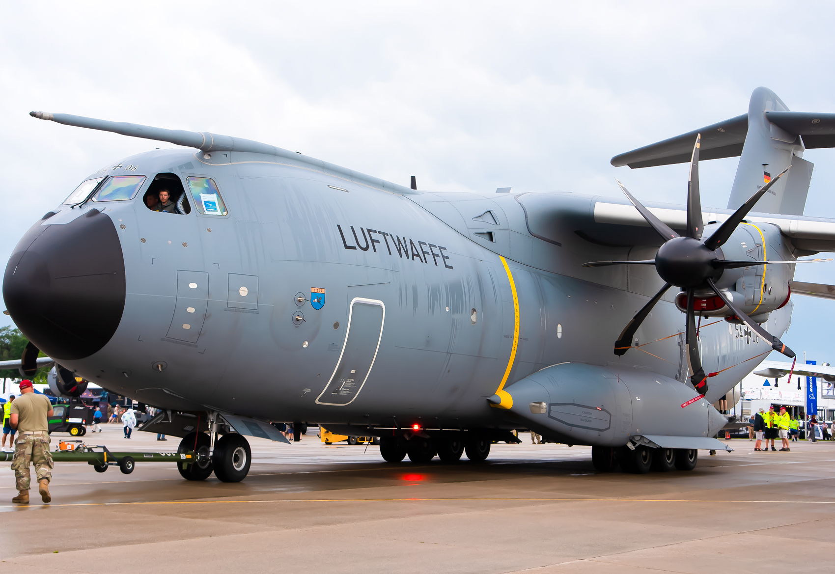 Full size: Luftwaffe  Airbus A400M 54-06 at Wittman Regional Airport