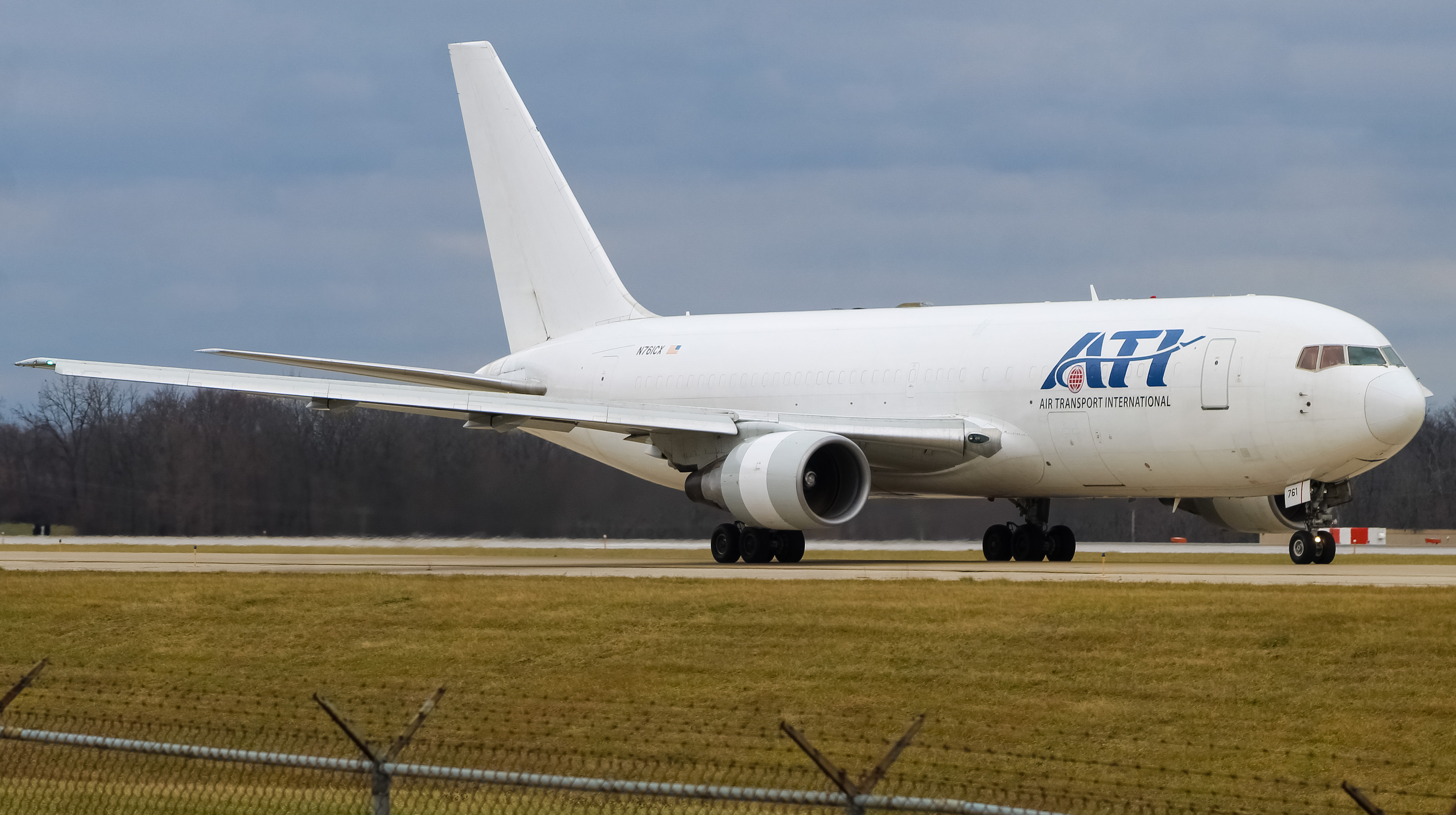 Full size: Air Transport International Boeing 767-200F N761CX at Cincinnati/Northern Kentucky International Airport