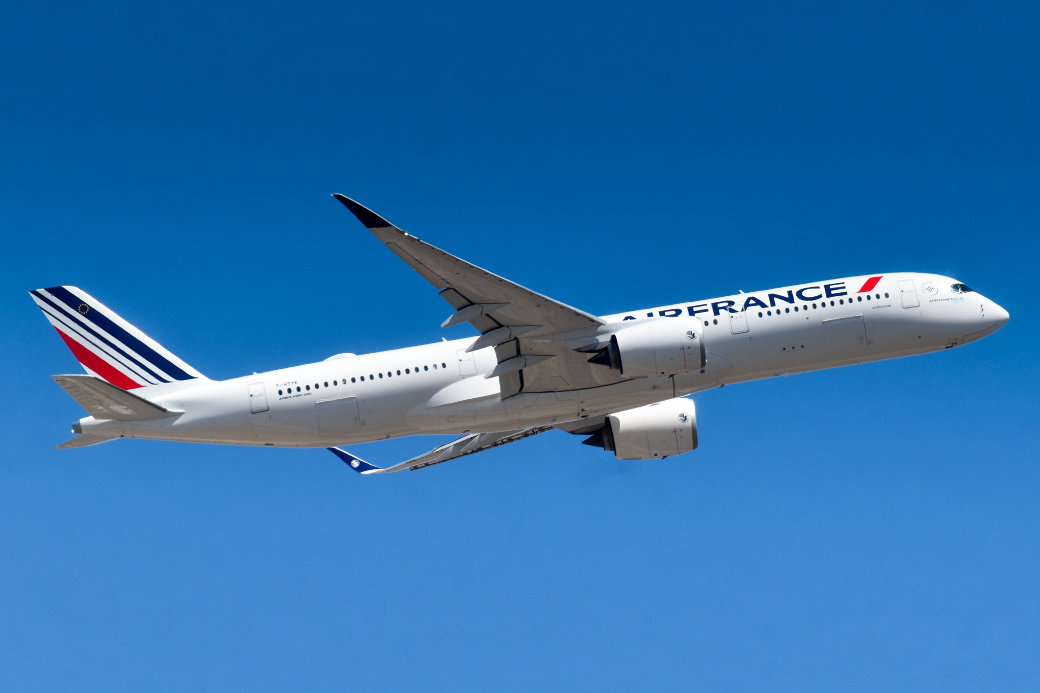 Full size: Air France Airbus A350-900 F-HTYK at Tel Aviv-Ben Gurion Airport