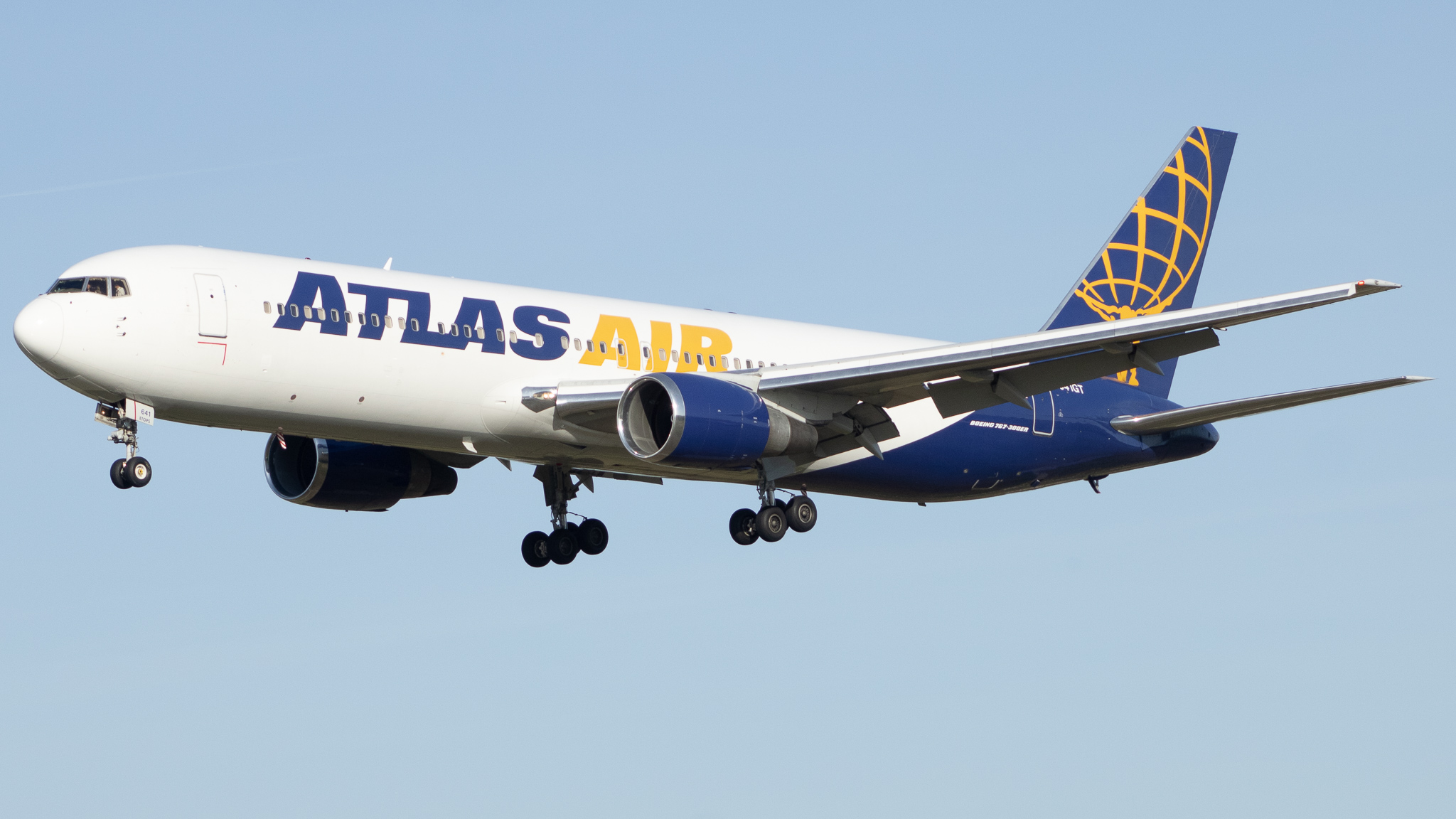 Full size: Atlas Air Boeing 767-300ER N641GT at Baltimore/Washington International Thurgood Marshall Airport