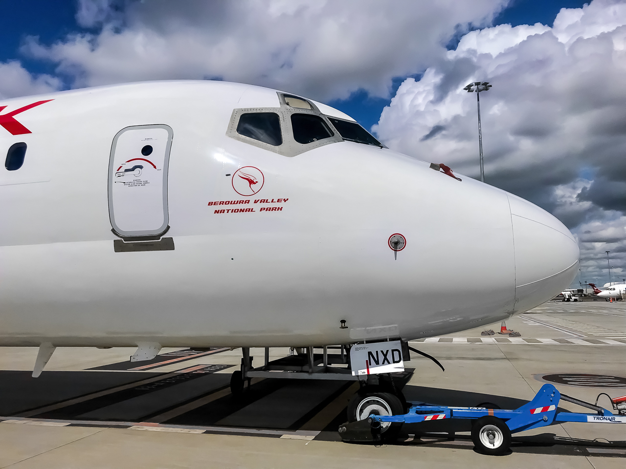 Full size: QantasLink Boeing 717-200 VH-NXD at Brisbane Airport