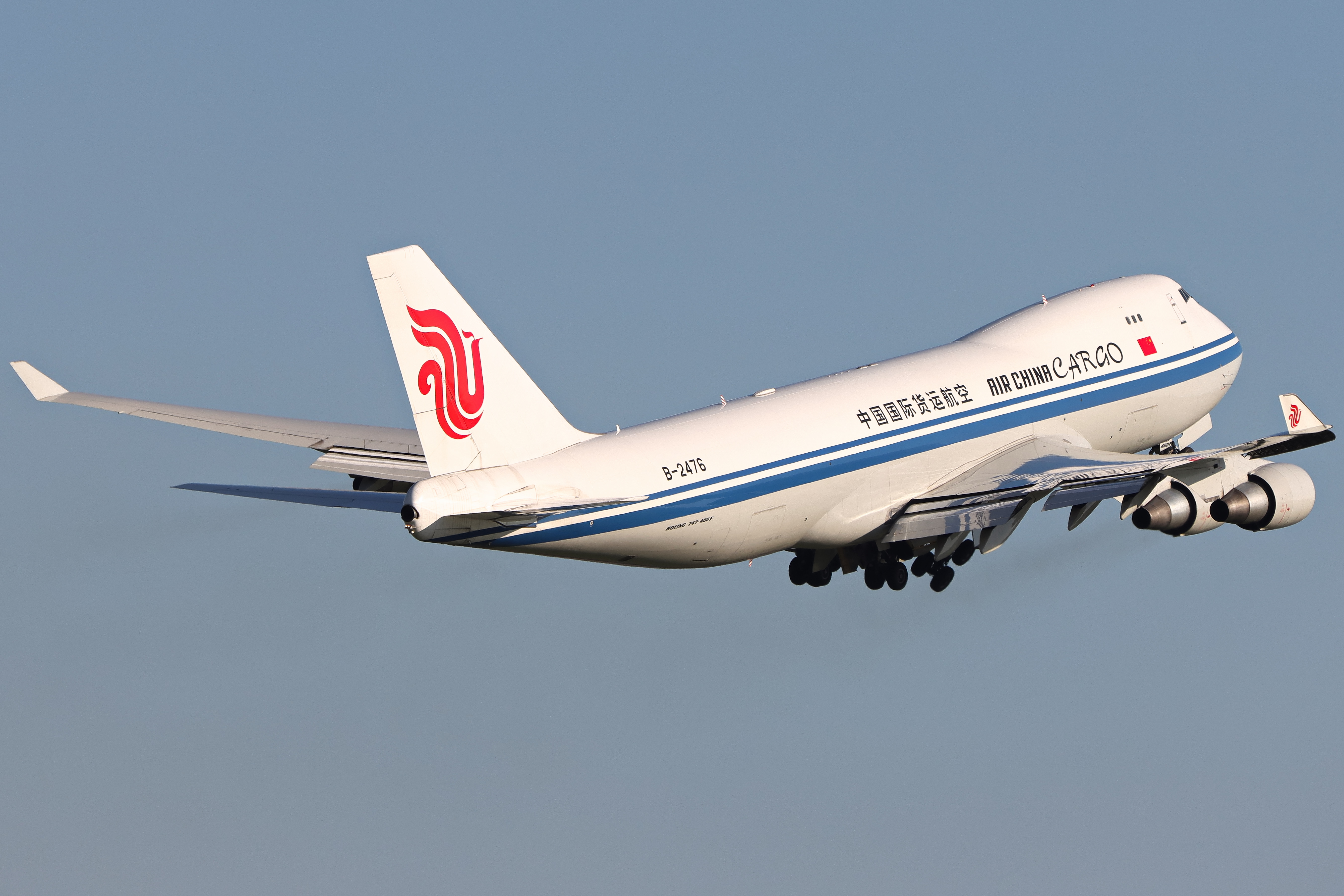 Full size: Air China Cargo Boeing 747-400F B-2476 at Amsterdam Schiphol Airport