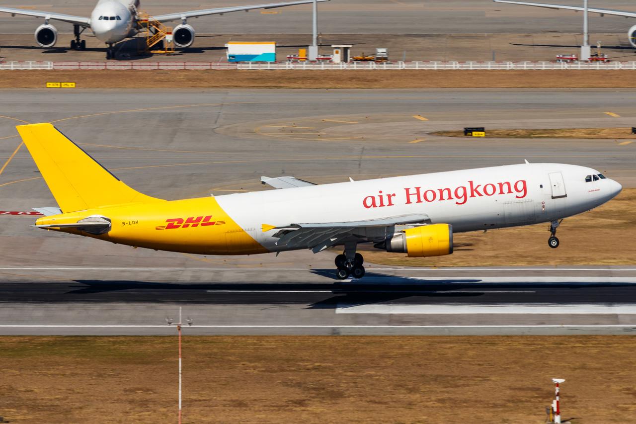 Full size: Air Hong Kong Airbus A300-600F B-LDH at Hong Kong International Airport