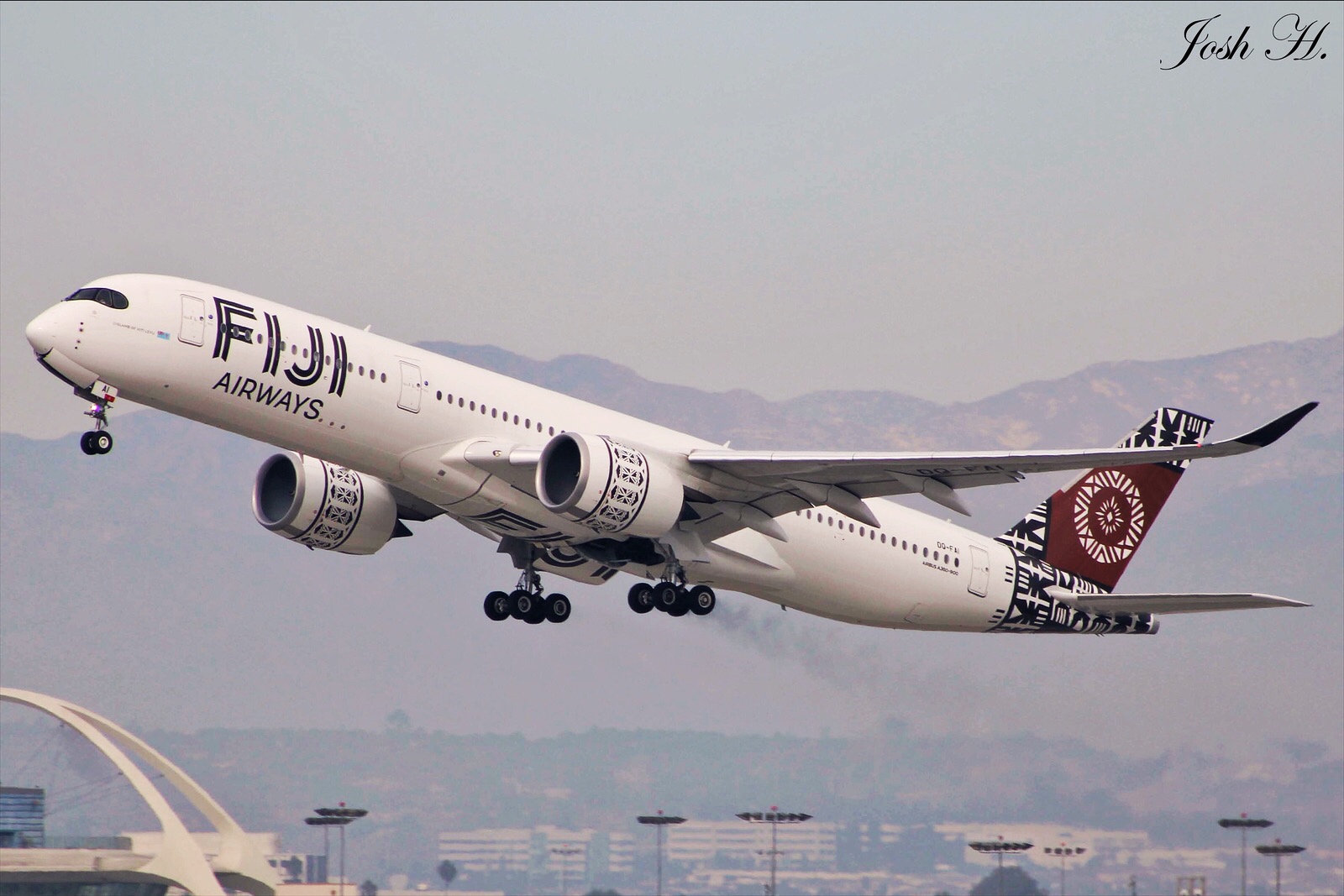 DQ-FAI | Fiji Airways Airbus A350-900 at LAX | AeroXplorer