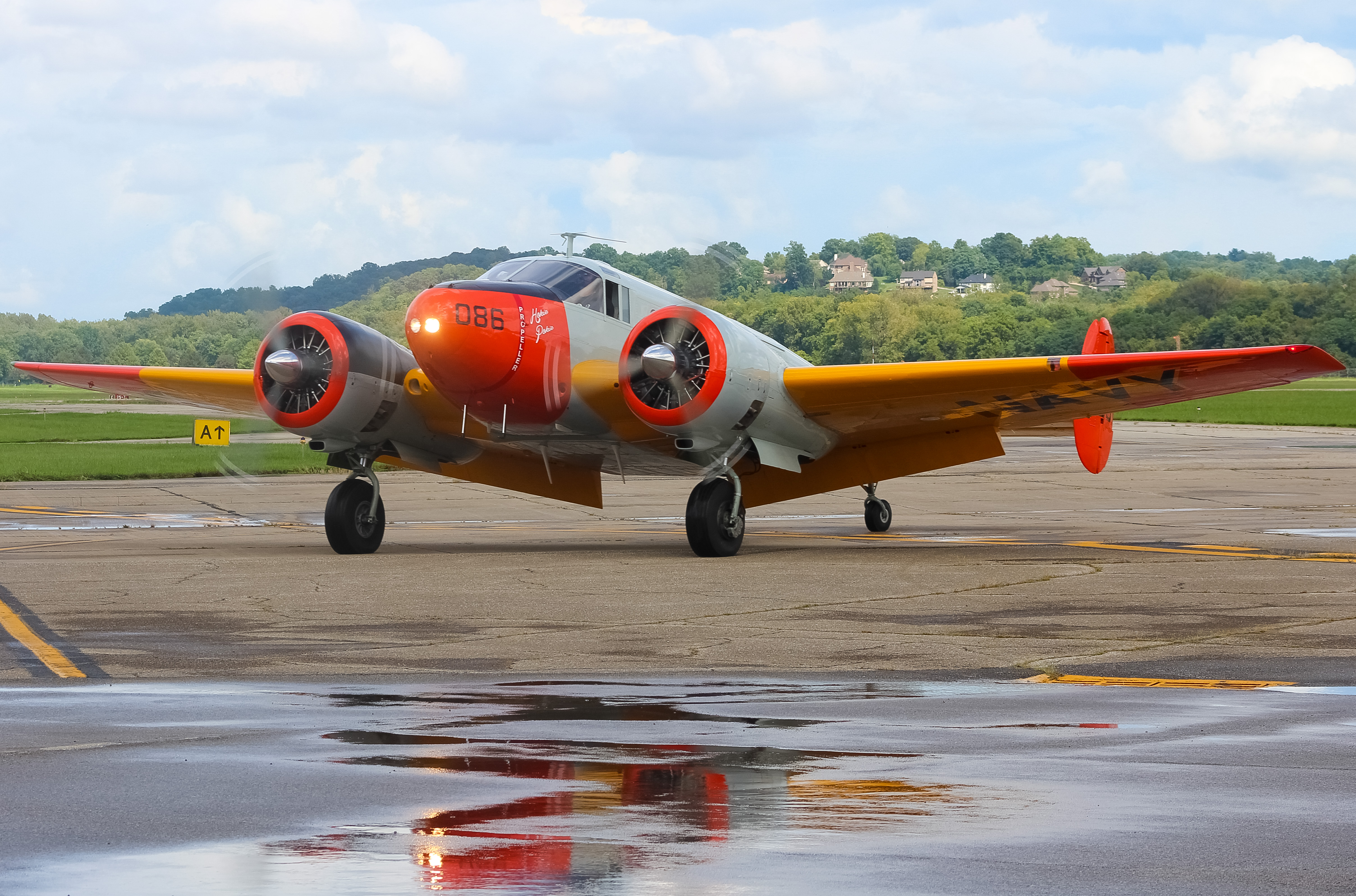 Full size: PRIVATE  Beechcraft TC-45G N7826L at Cincinnati Municipal Airport/Lunken Field