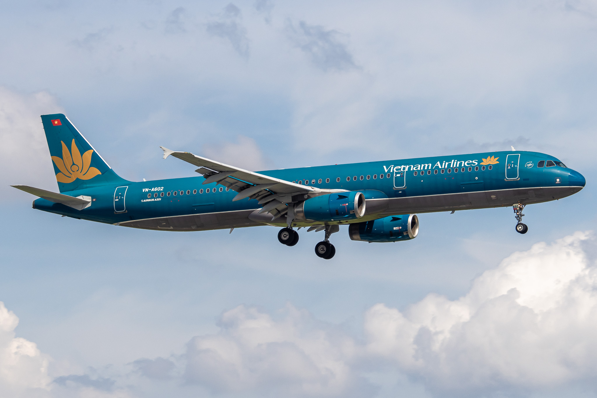 Full size: Vietnam Airlines Airbus A321-200 VN-A602 at Tan Son Nhat International Airport