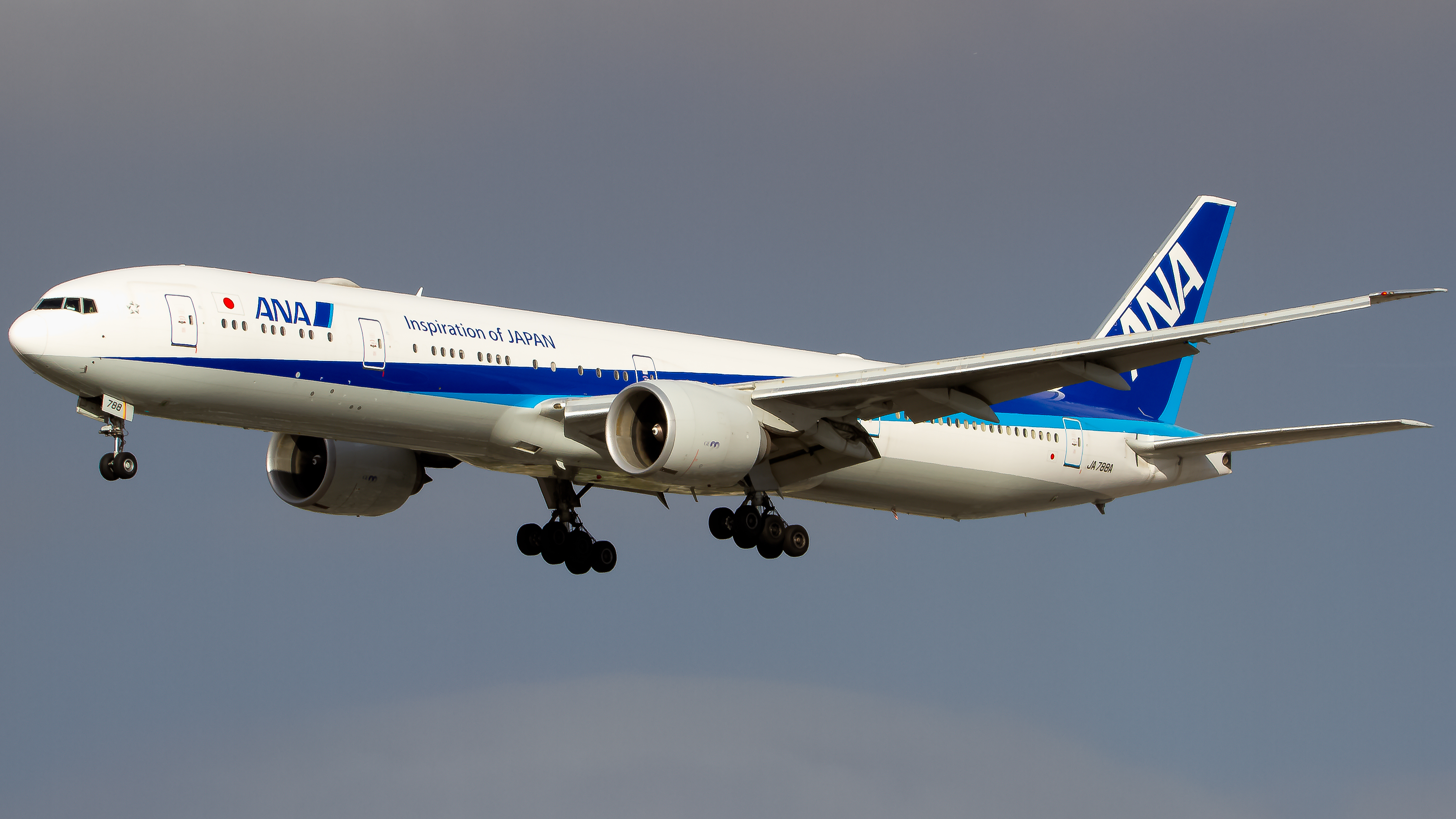 Full size: All Nippon Airways Boeing 777-300ER JA788A at Los Angeles International Airport