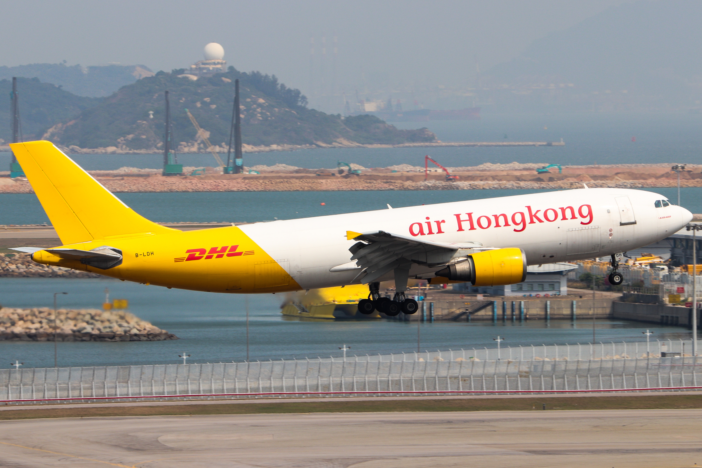 Full size: Air Hong Kong Airbus A300-600F B-LDH at Hong Kong International Airport