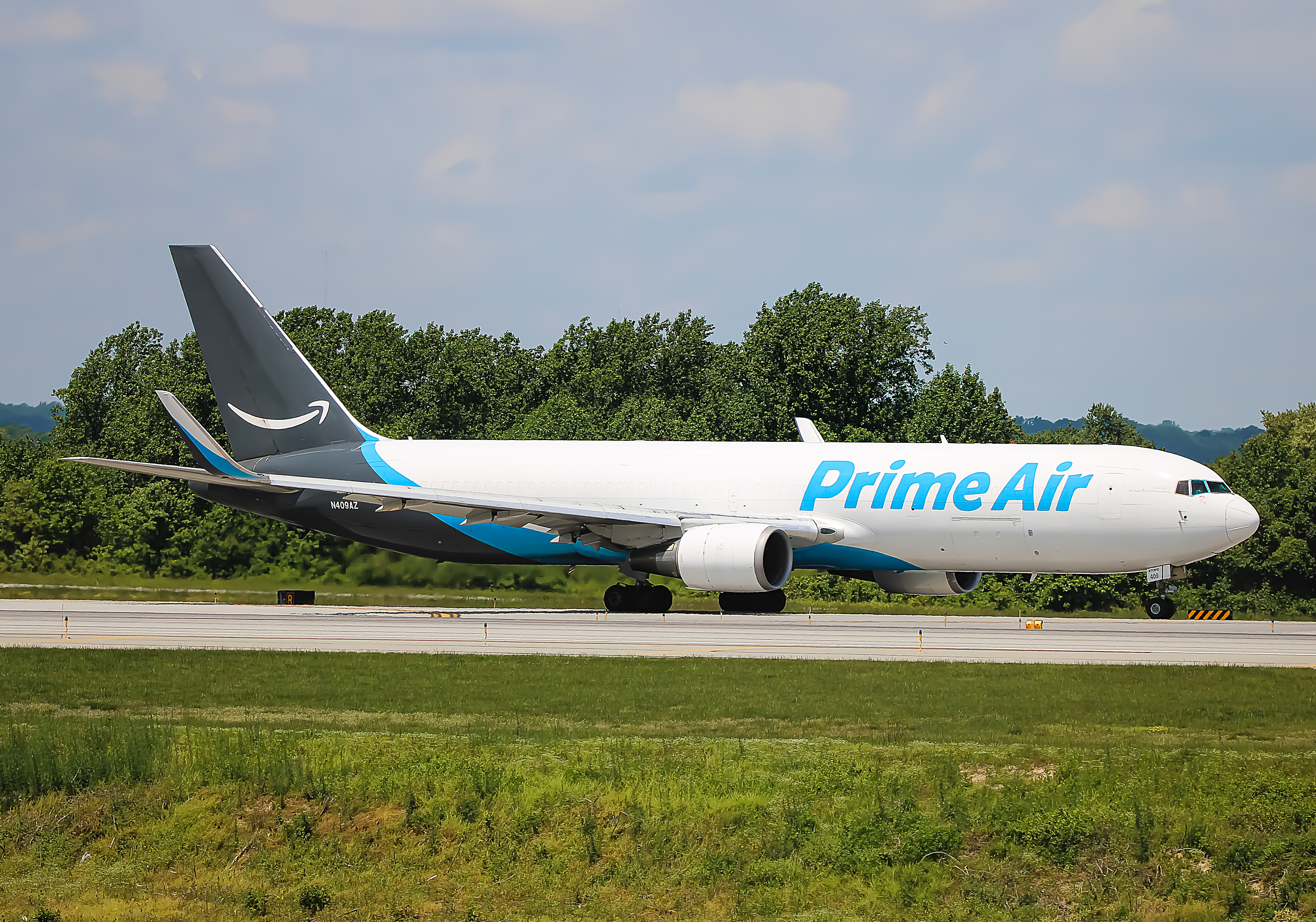 Full size: Prime Air Boeing 767-300F N409AZ at Baltimore/Washington International Thurgood Marshall Airport