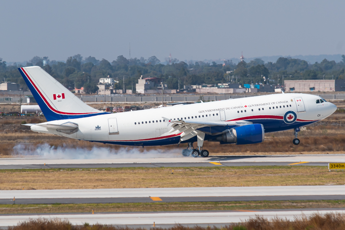 Full size: Royal Canadian Air Force Airbus CC-150 Polaris 15001 at Mexico City Felipe Angeles International Airport