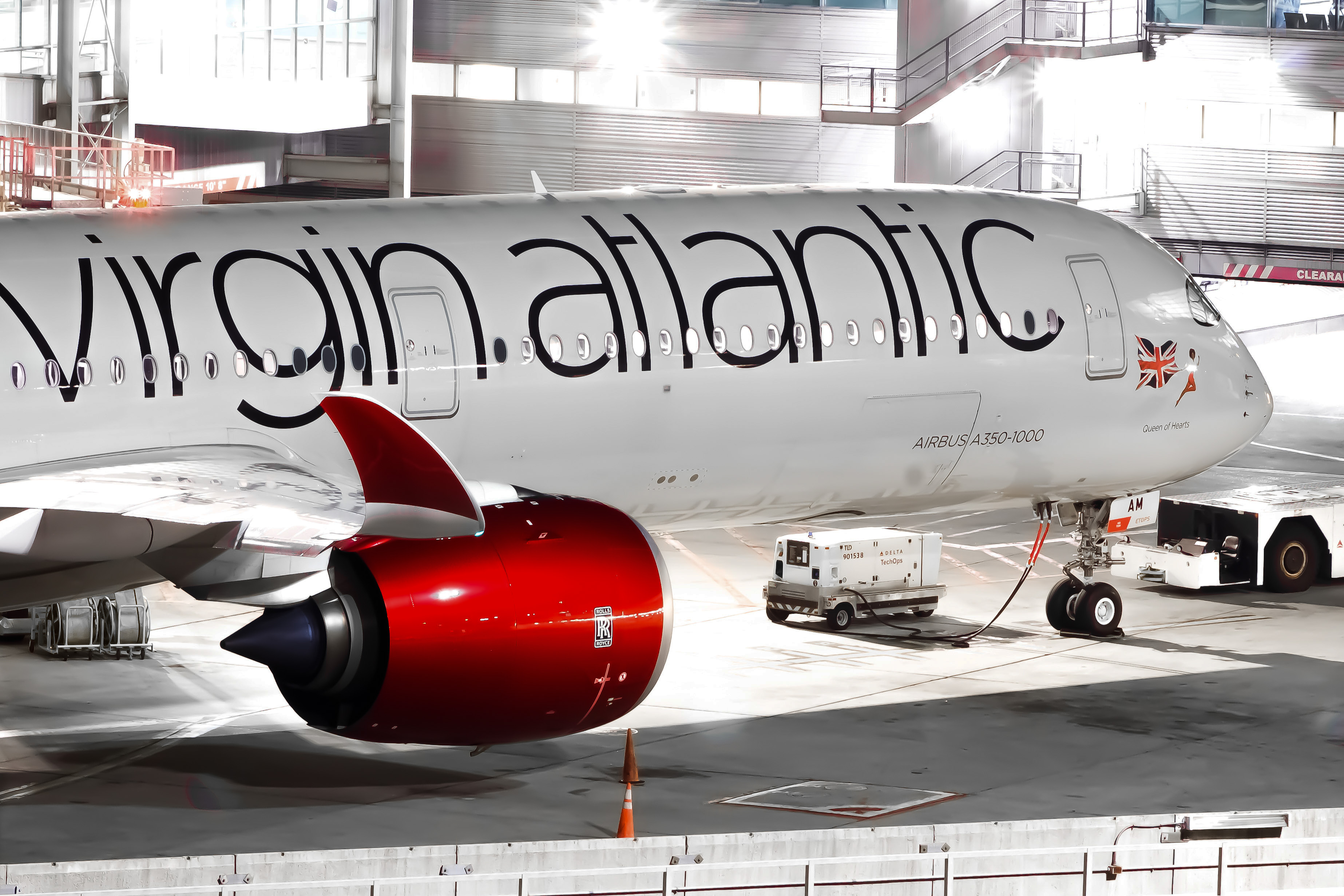 Full size: Virgin Atlantic Airbus A350-1000 G-VJAM at John F. Kennedy International Airport