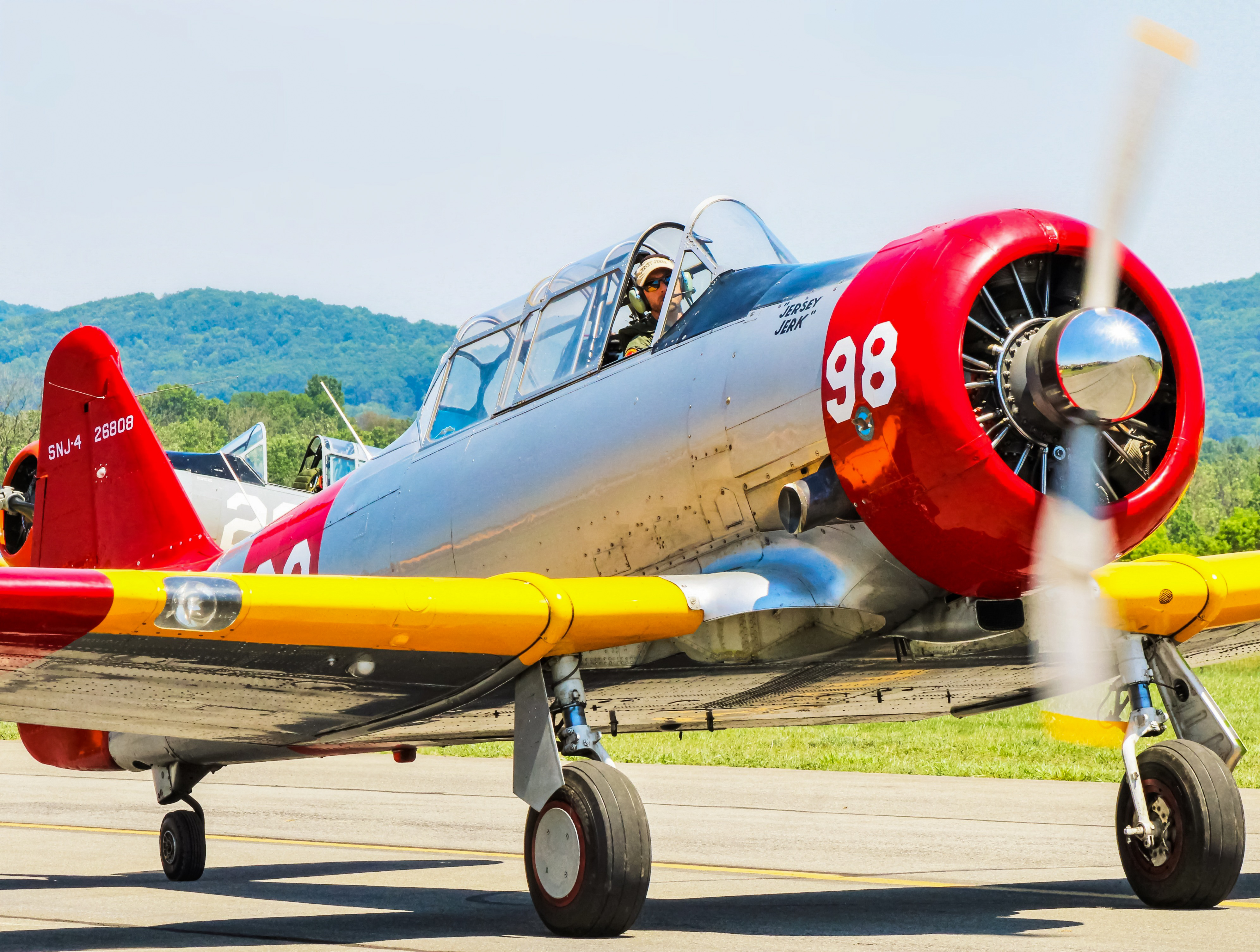 Full size: PRIVATE North American SNJ-4 Texan  N26808 at Reading Regional Airport/Carl A Spaatz Field