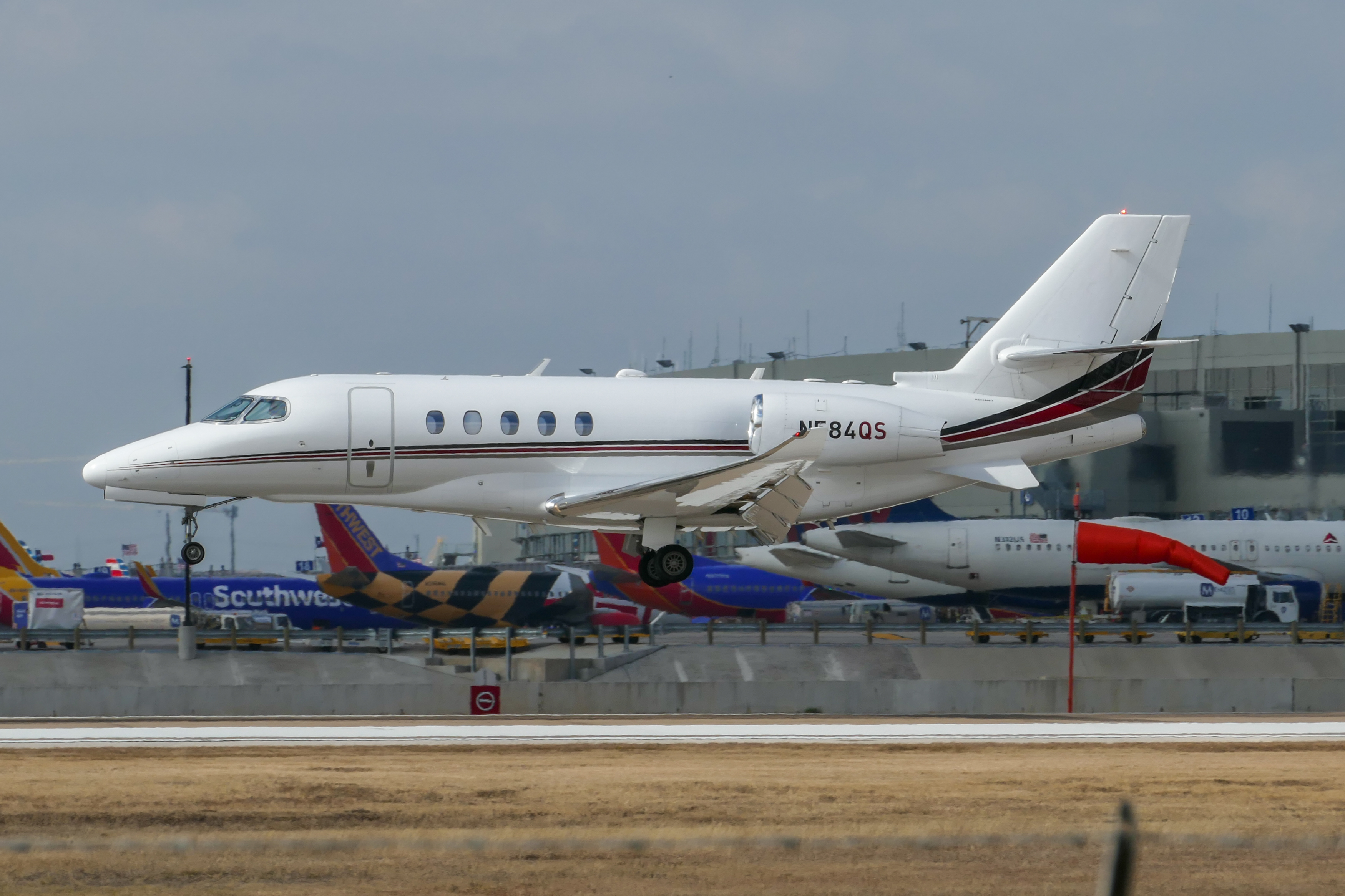 Full size: PRIVATE Cessna 680A Citation Latitude  N584QS at Austin-Bergstrom International Airport