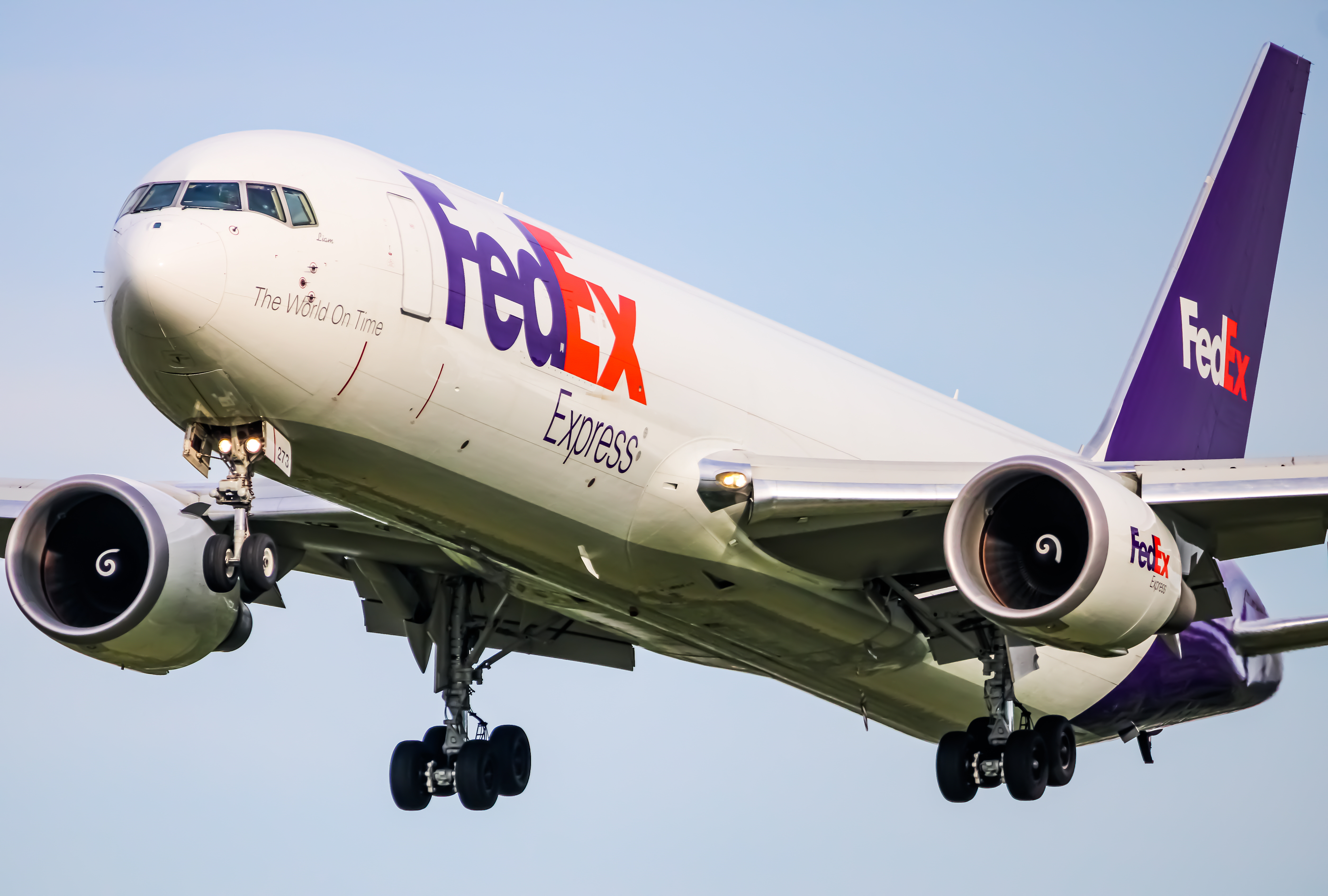 Full size: FedEx Boeing 767-300F N273FE at Baltimore/Washington International Thurgood Marshall Airport