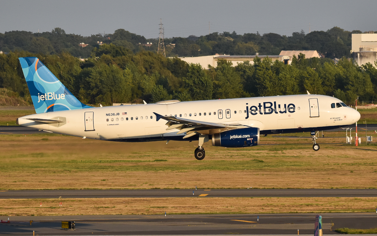 Full size: JetBlue Airways Airbus A320 N636JB at John F. Kennedy International Airport