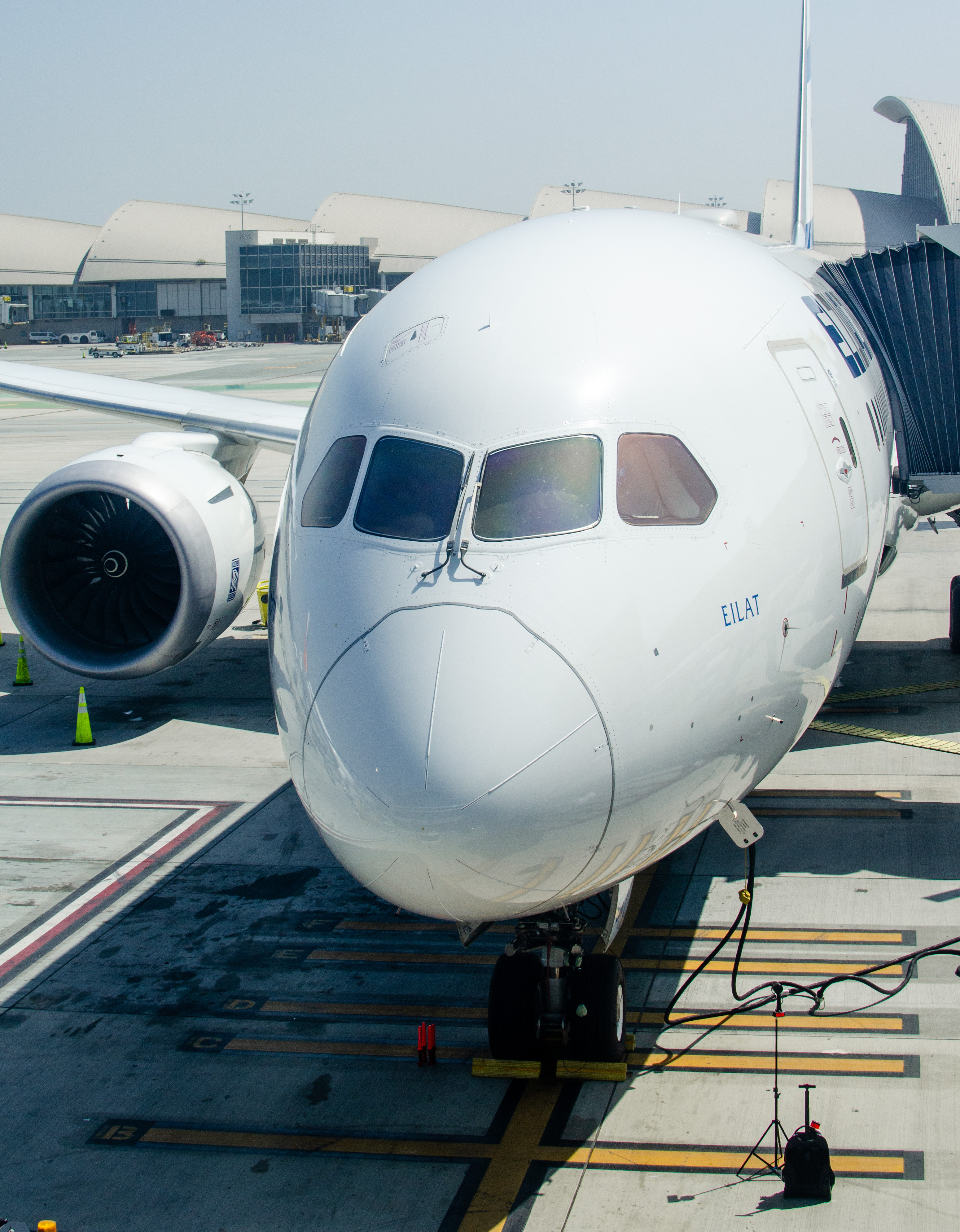 Full size: El Al Boeing 787-9 4X-EDK at Los Angeles International Airport