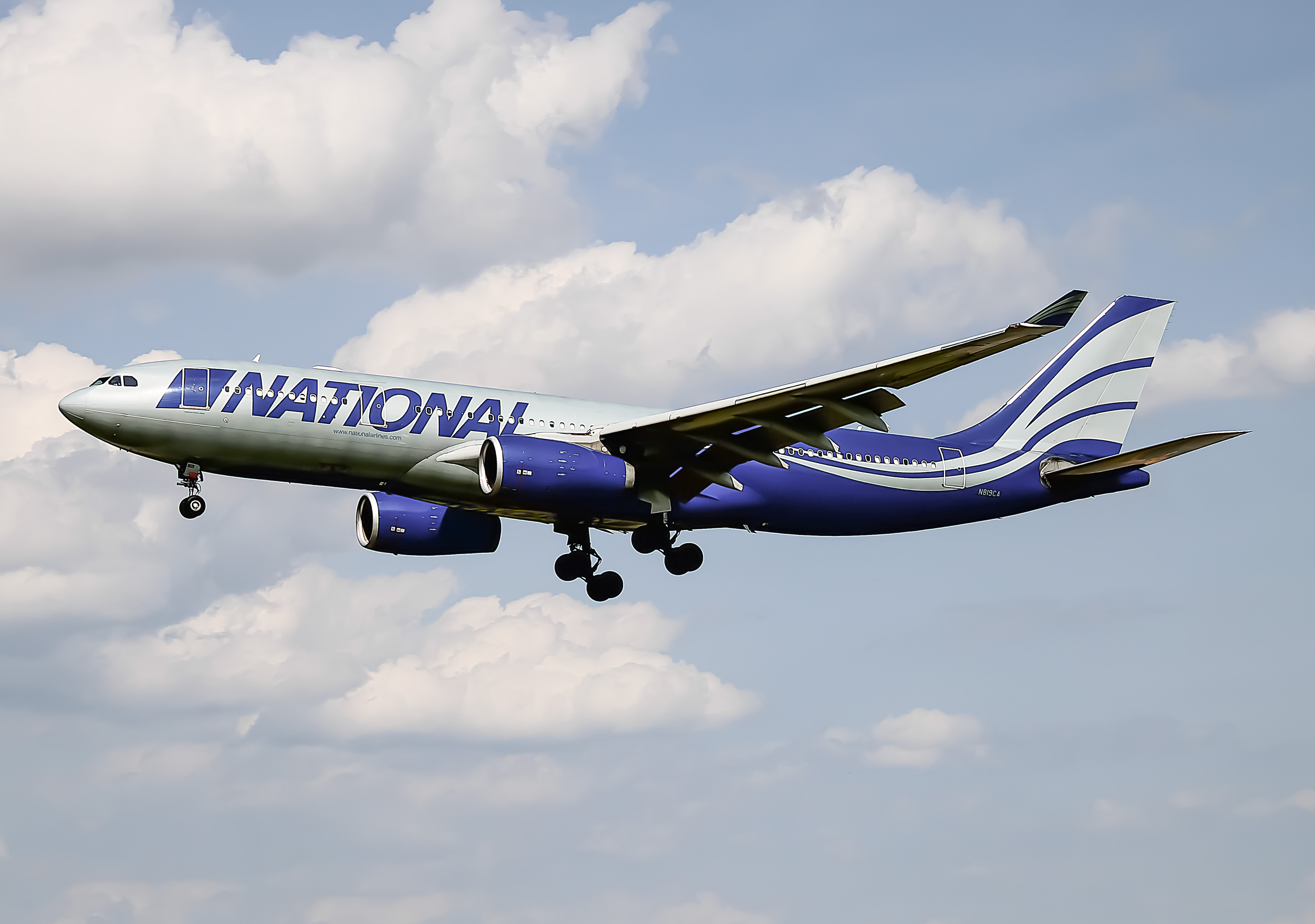 Full size: National Airlines Airbus A330-200 N819CA at Baltimore/Washington International Thurgood Marshall Airport