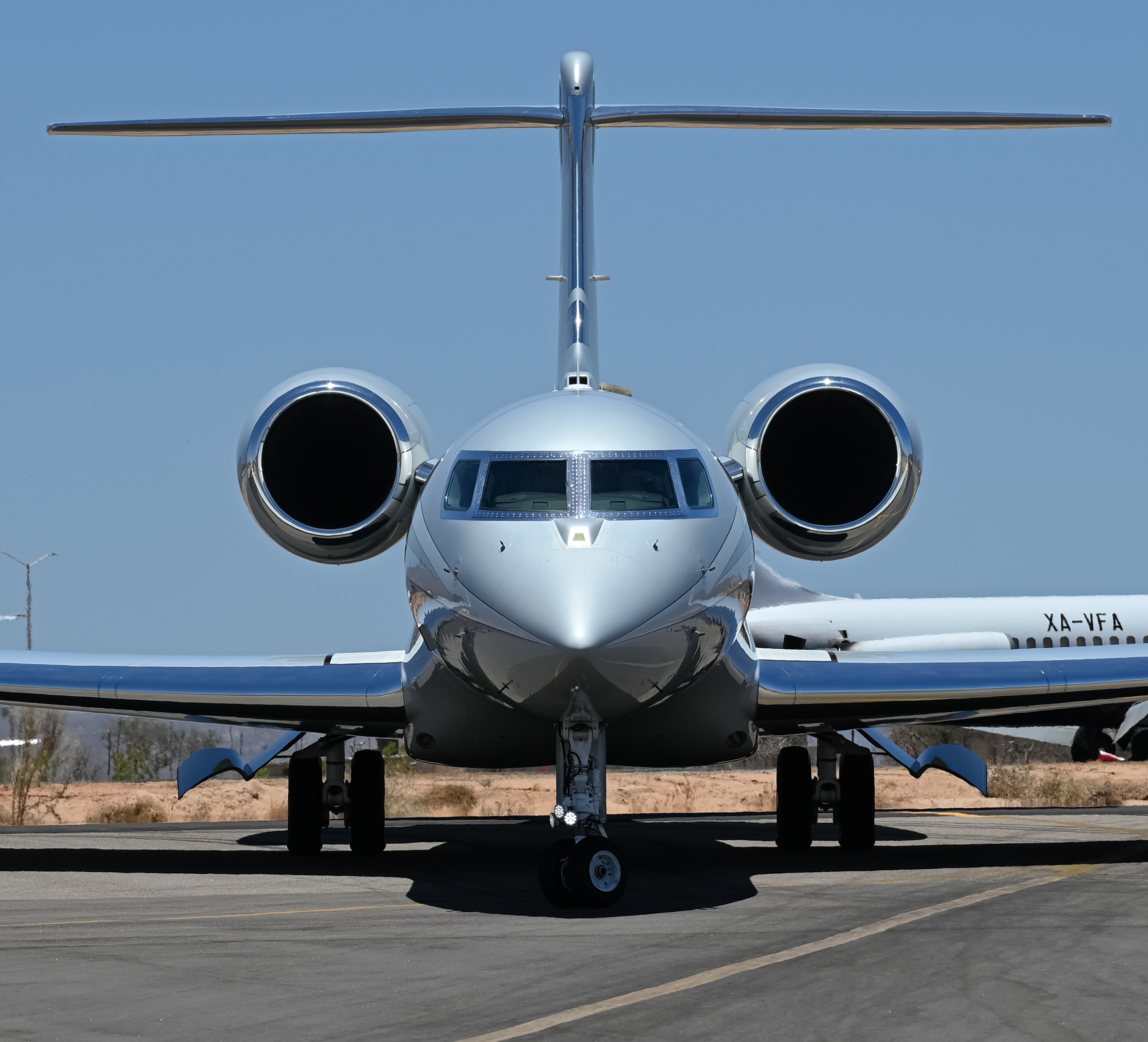 Full size: PRIVATE Gulfstream G650 N650NR at Aeropuerto de Cabo San Lucas Internacional