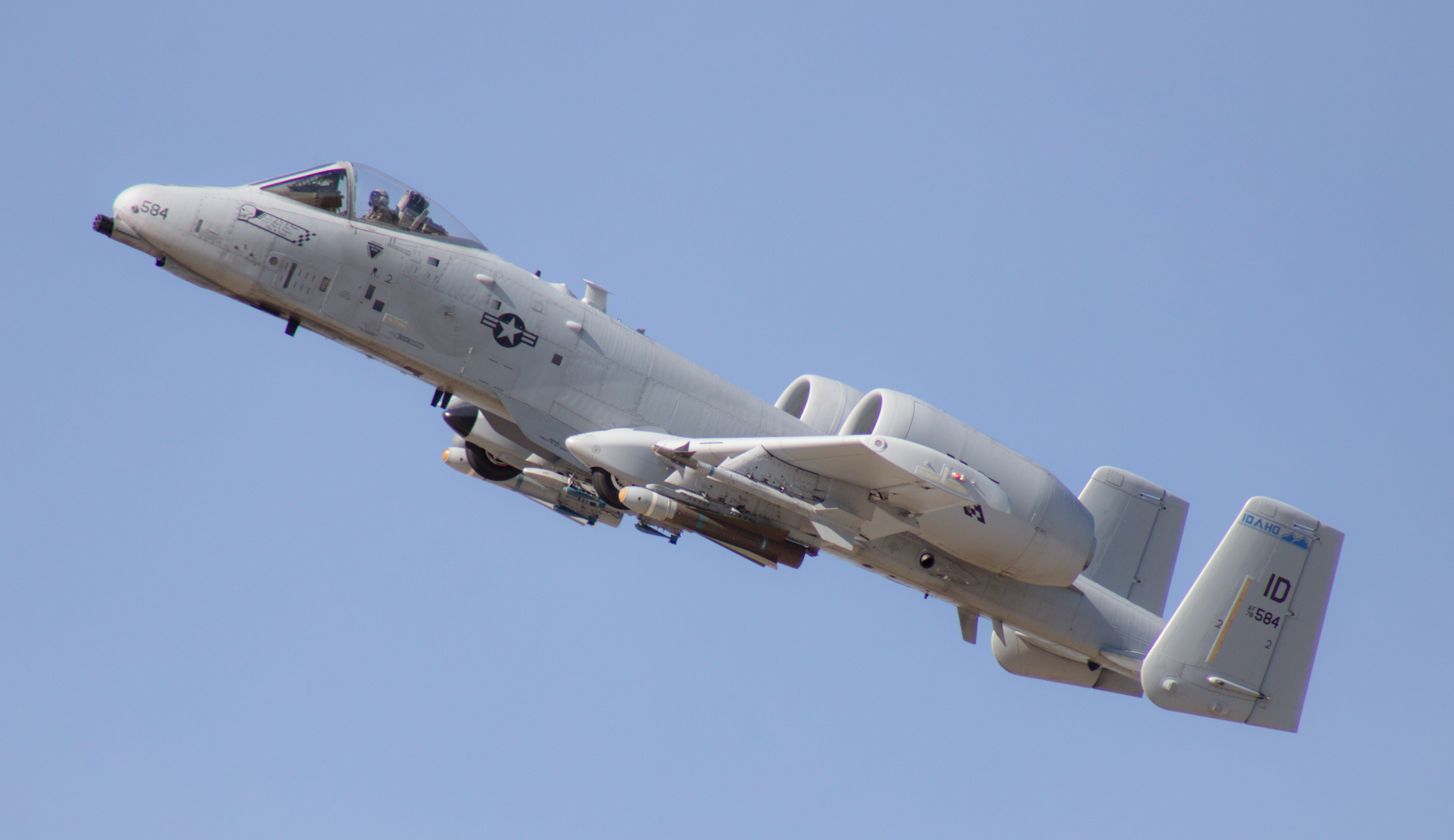 Full size: USAF - United States Air Force Fairchild A-10 Thunderbolt 78-0584 at Boise Air Terminal/Gowen Field