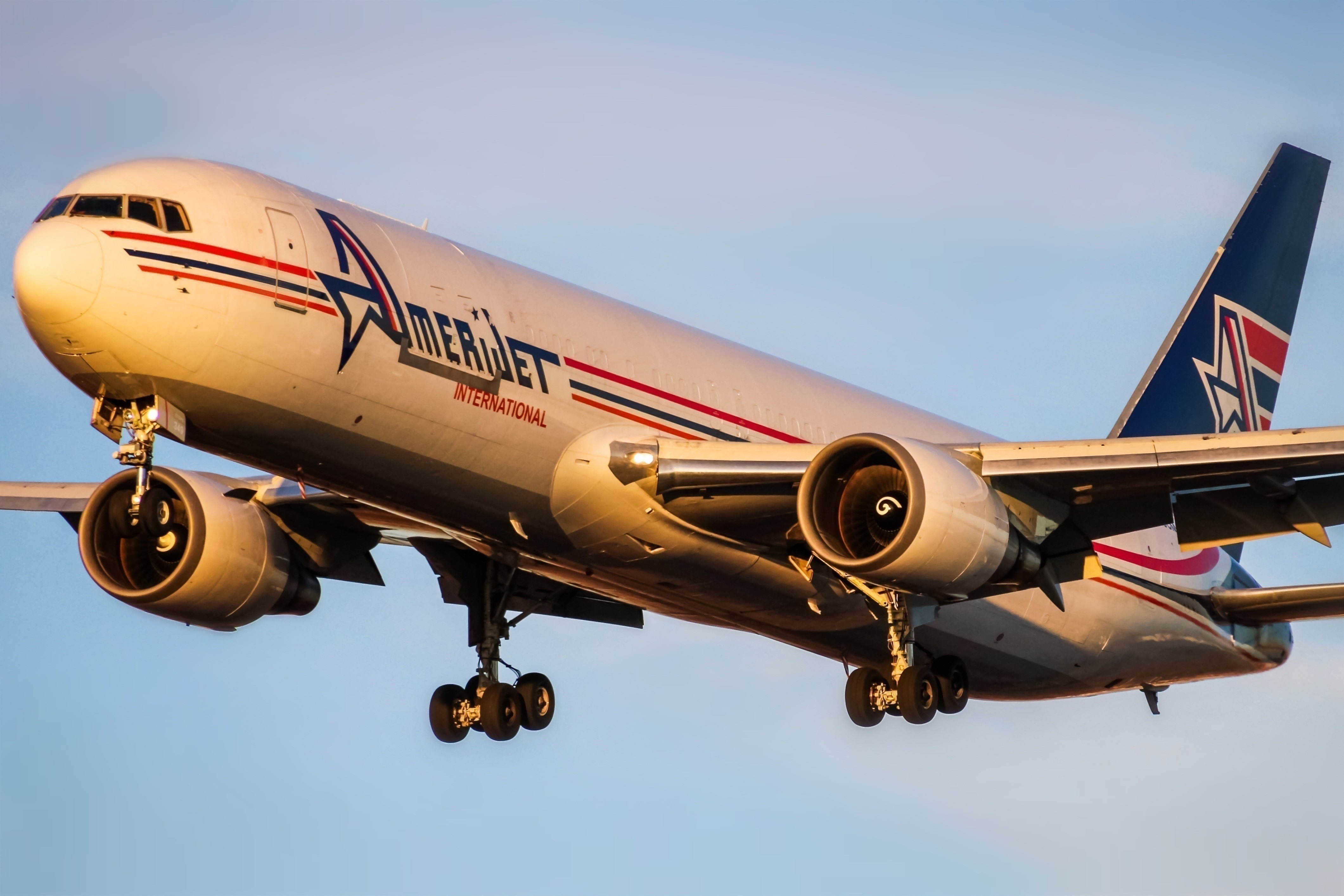 Full size: Amerijet Boeing 767-300F N349CM at Philadelphia International Airport