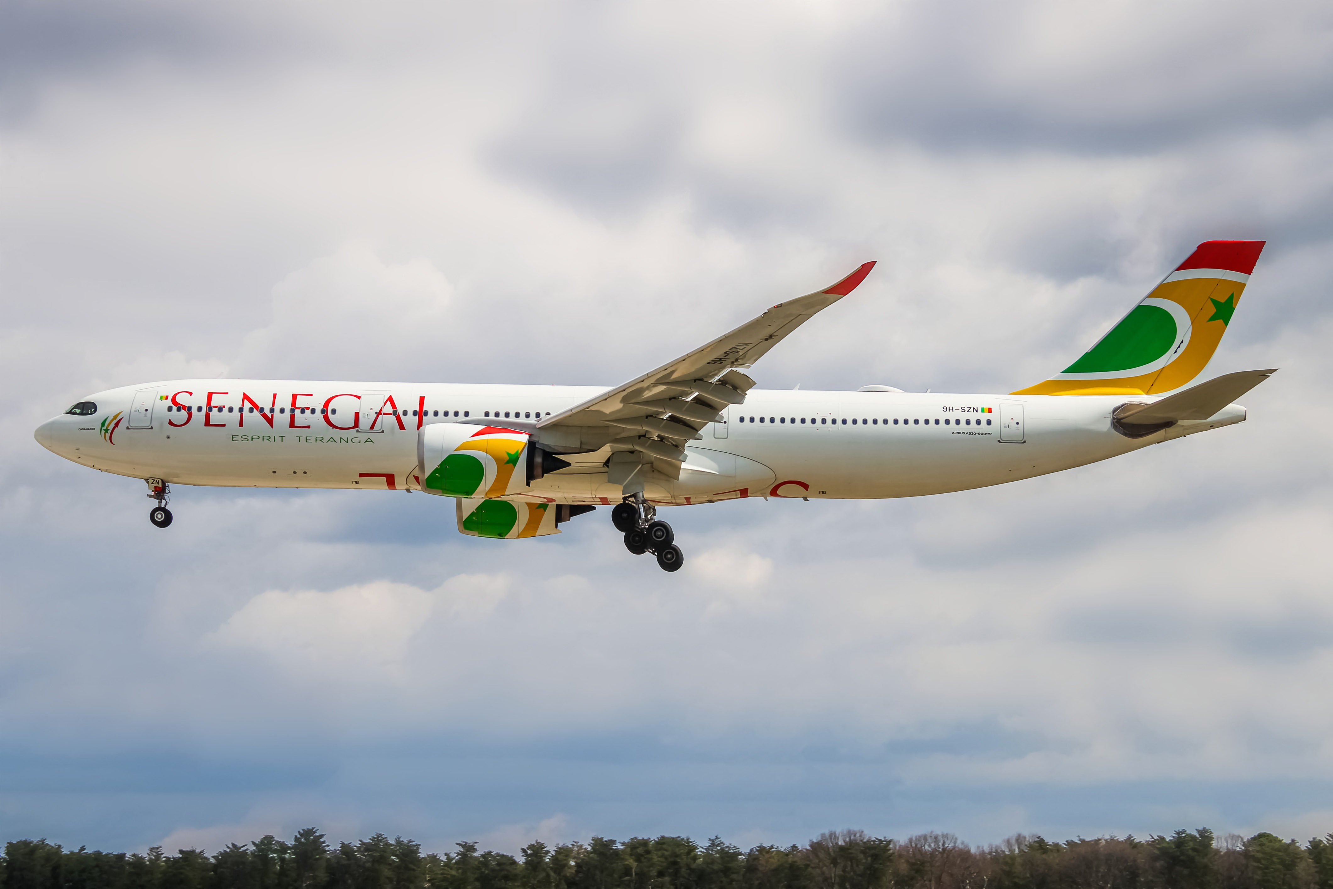 Full size: Air Senegal Airbus A330-900 9H-SZN at Baltimore/Washington International Thurgood Marshall Airport