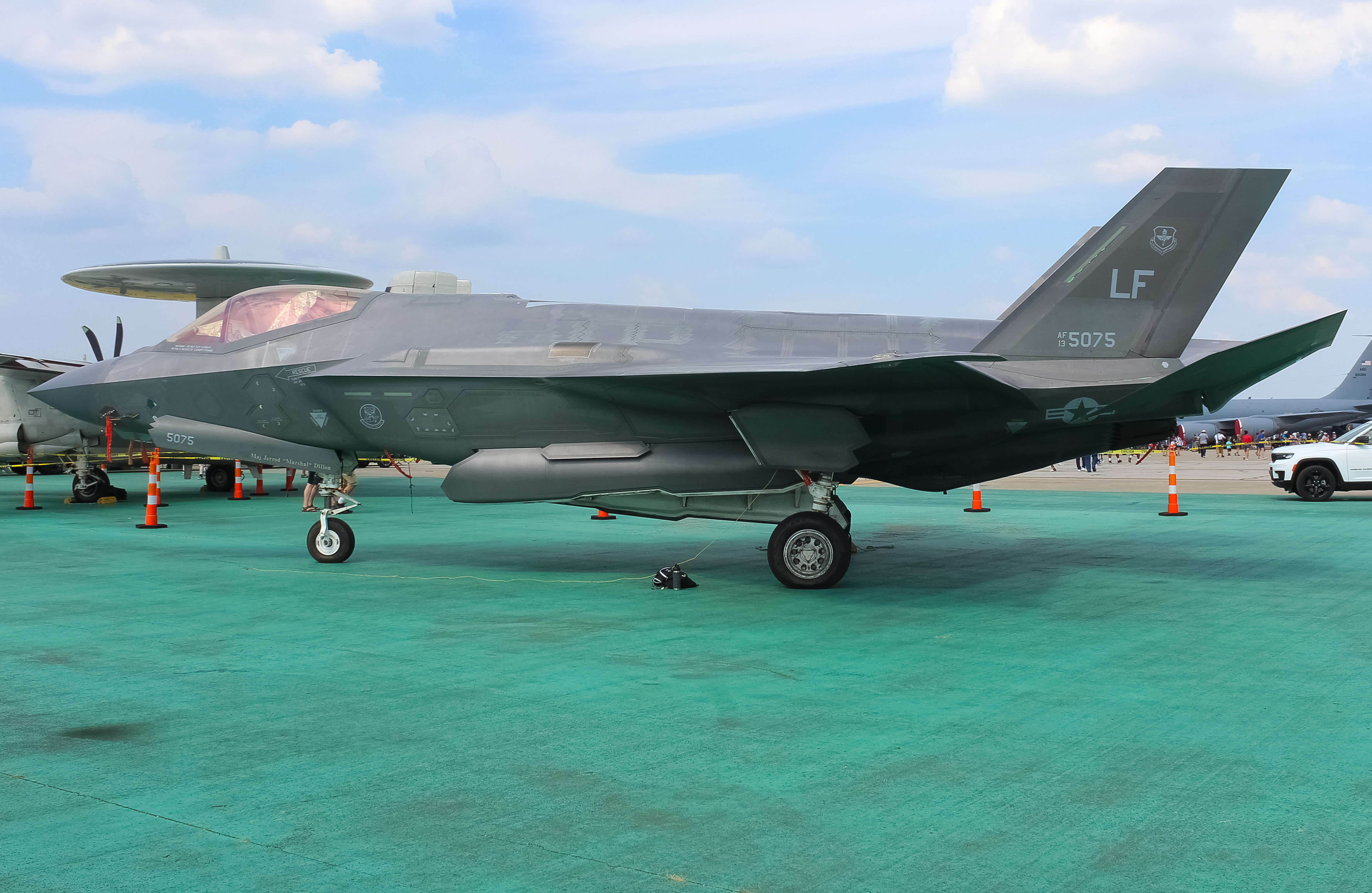 Full size: USAF - United States Air Force Lockheed Martin F-35 Lightning 13-5075 at James M Cox Dayton International Airport