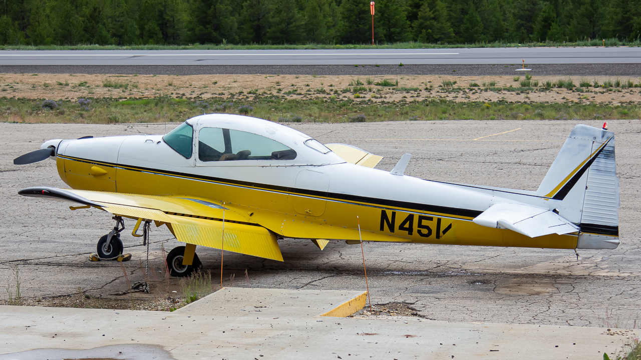 Full size: PRIVATE Ryan Navion B N45V at Leadville Airport