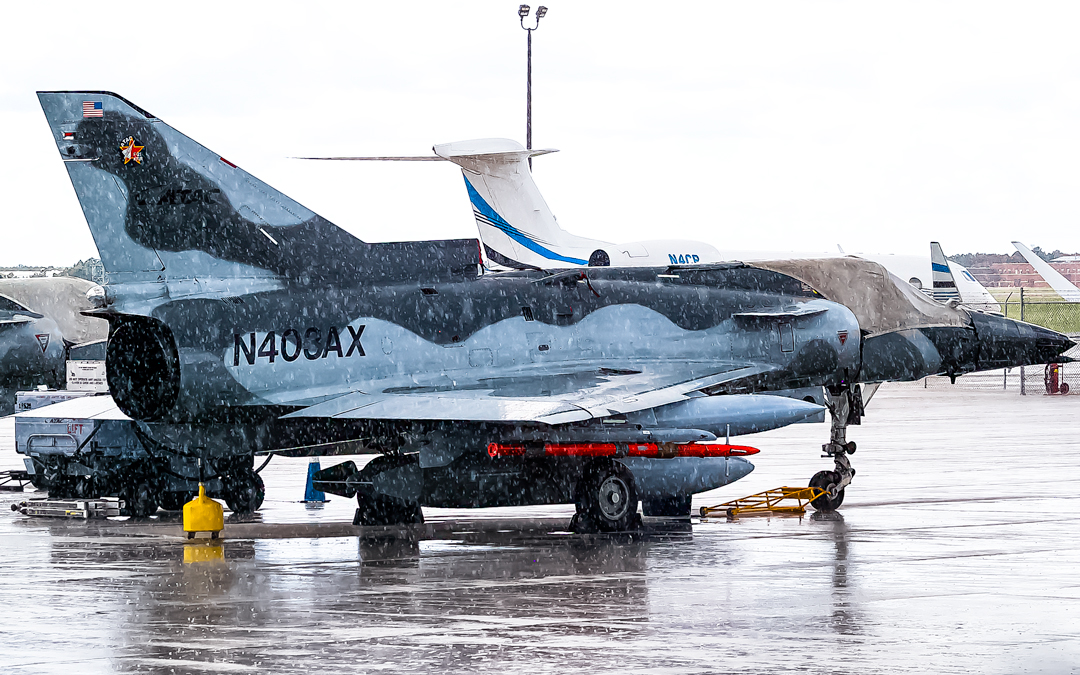 Full size: ATAC Israeli Aircraft Industries Kfir C.2 N403AX at Savannah/Hilton Head International Airport