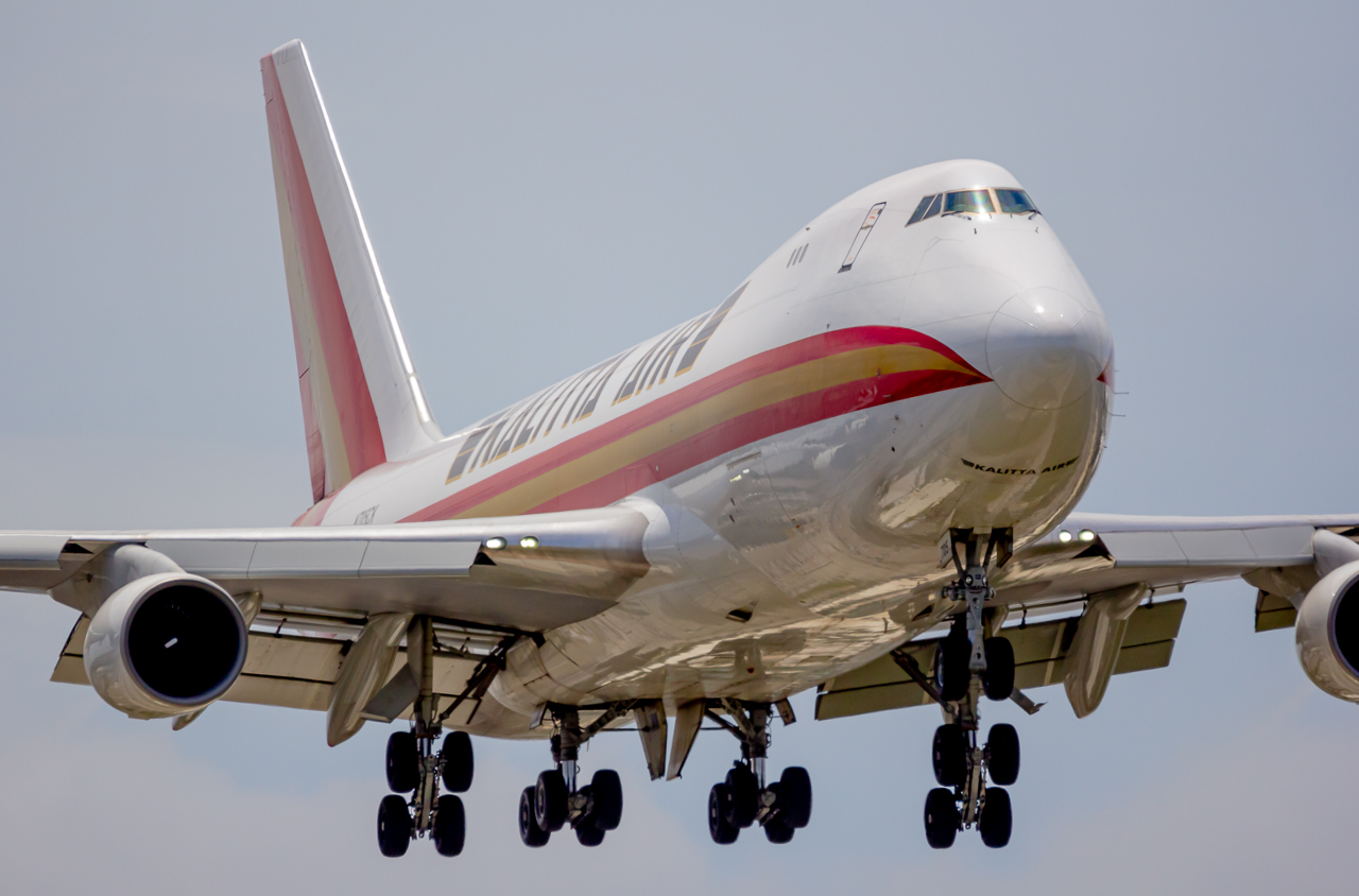 Full size: Kalitta Air Boeing 747-400F N705CK at Miami International Airport