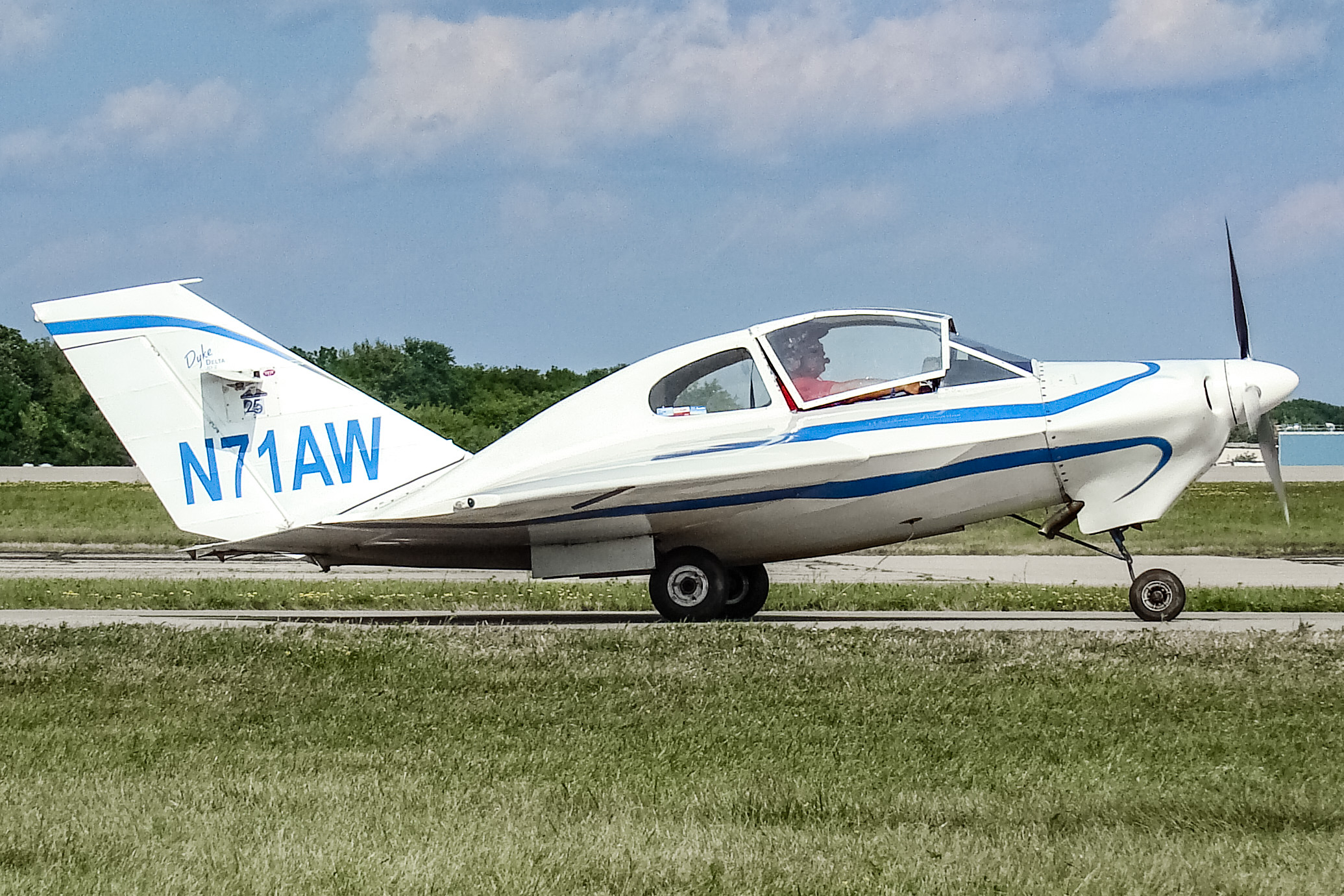 Full size: PRIVATE Dyke Delta JD-2 N71AW at Wittman Regional Airport