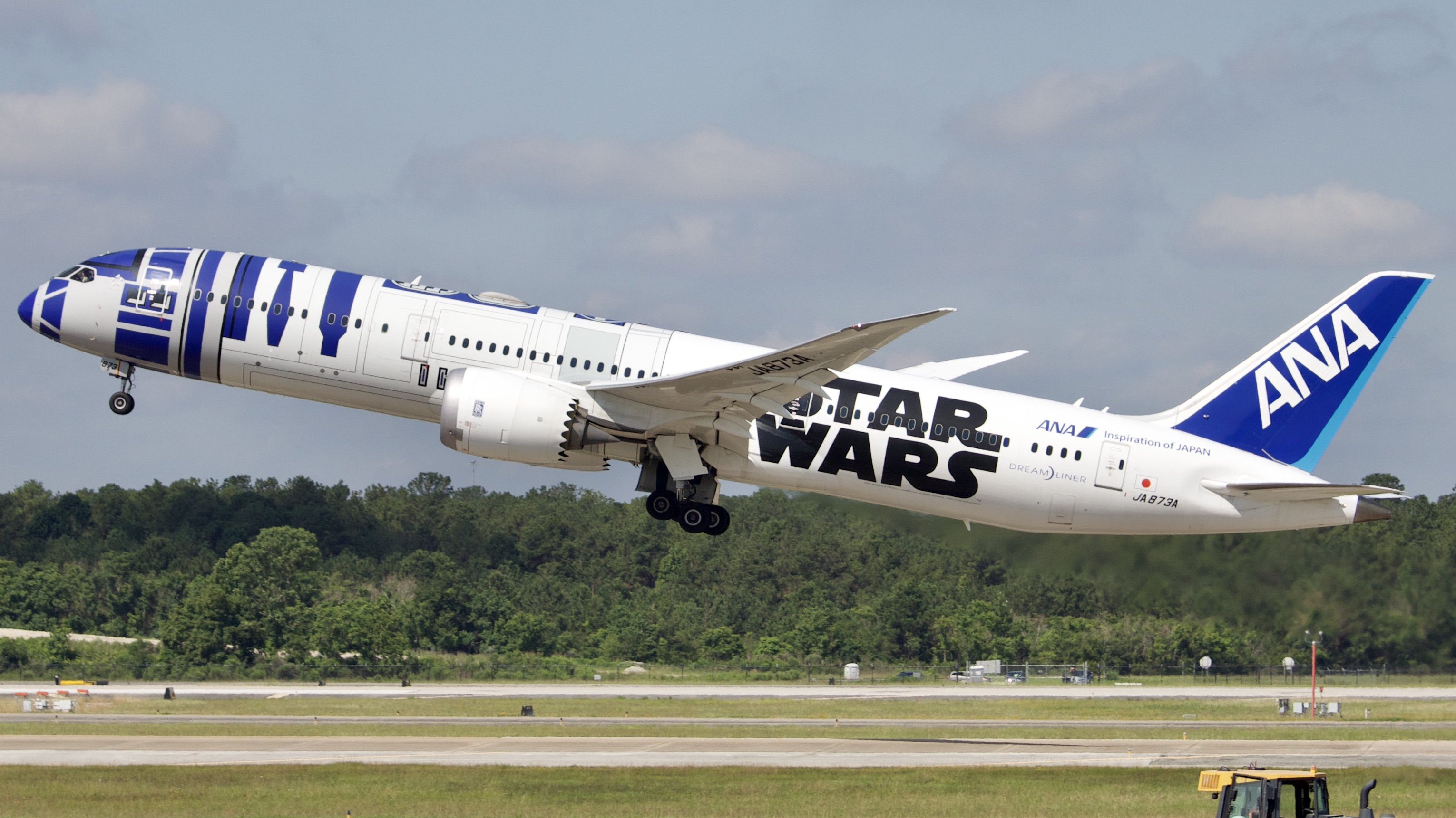 Full size: All Nippon Airways Boeing 787-9 JA873A at Houston-George Bush Intercontinental Airport