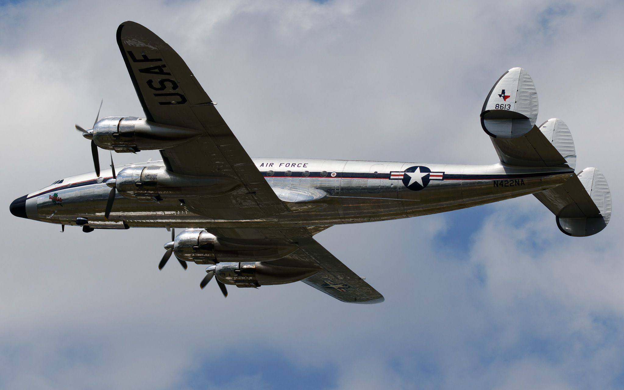 Full size: PRIVATE Lockheed L-1049 Super Constellation N422NA at Lakeland Linder International Airport