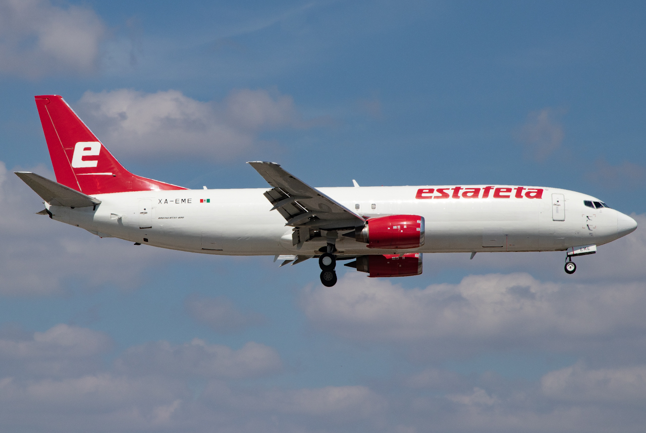 Full size: Estafeta Carga Aerea Boeing 737-400F XA-EME at Miami International Airport