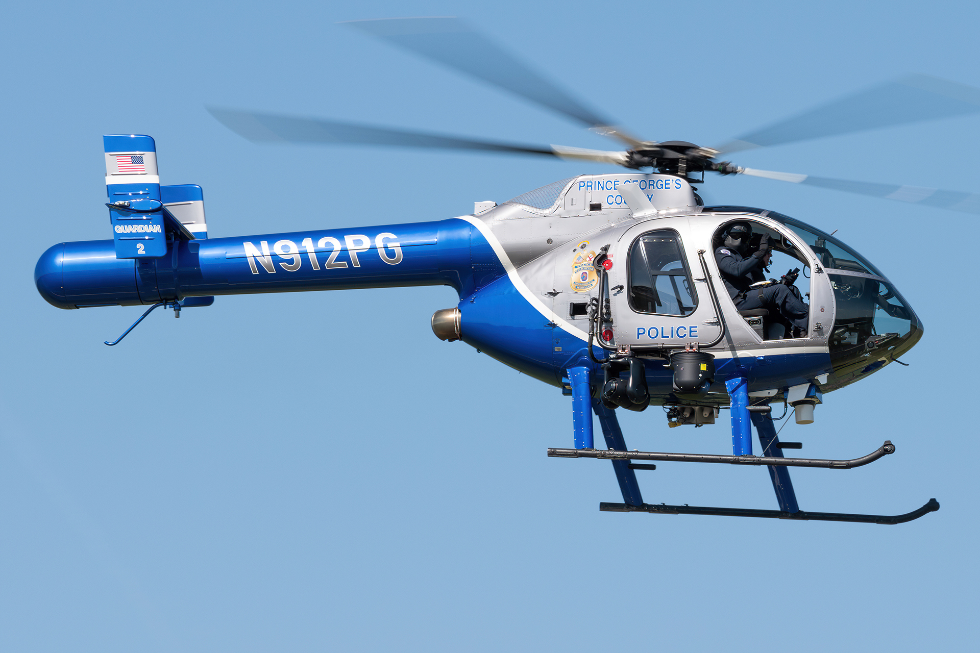 Full size: PRIVATE MD Helicopters MD520N N912PG at College Park Airport
