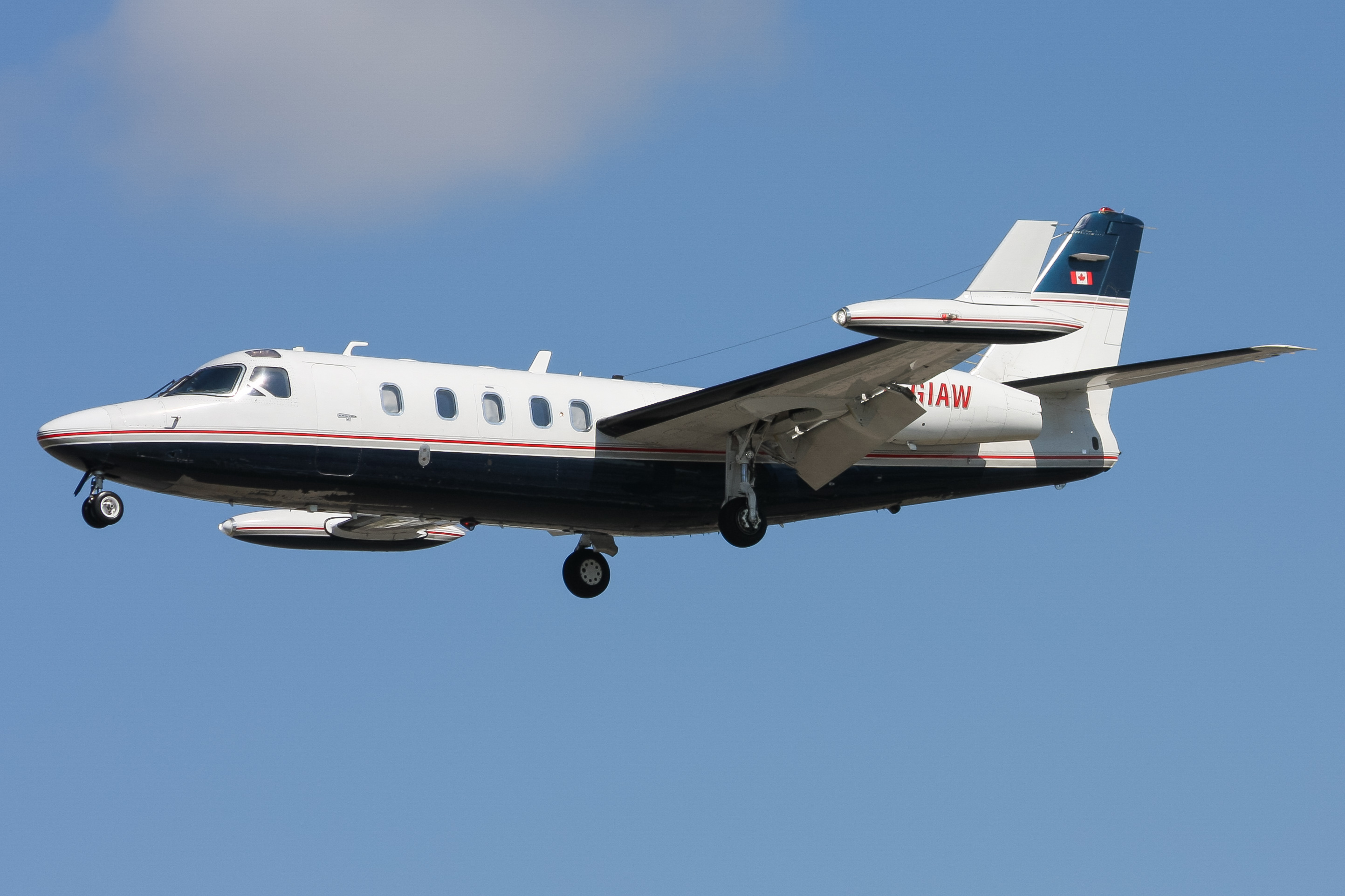 Full size: PRIVATE IAI Westwind 1124 C-GIAW at Lester B Pearson International Airport