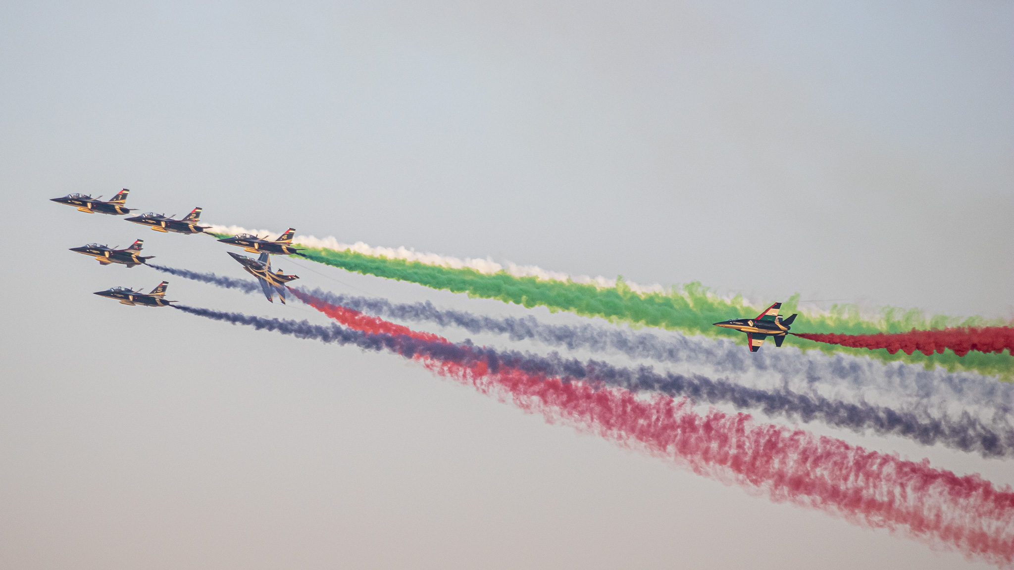 Full size: UAE - Fursan Al Emarat Hongdu JL-10 N/A at Dubai World Central International Airport