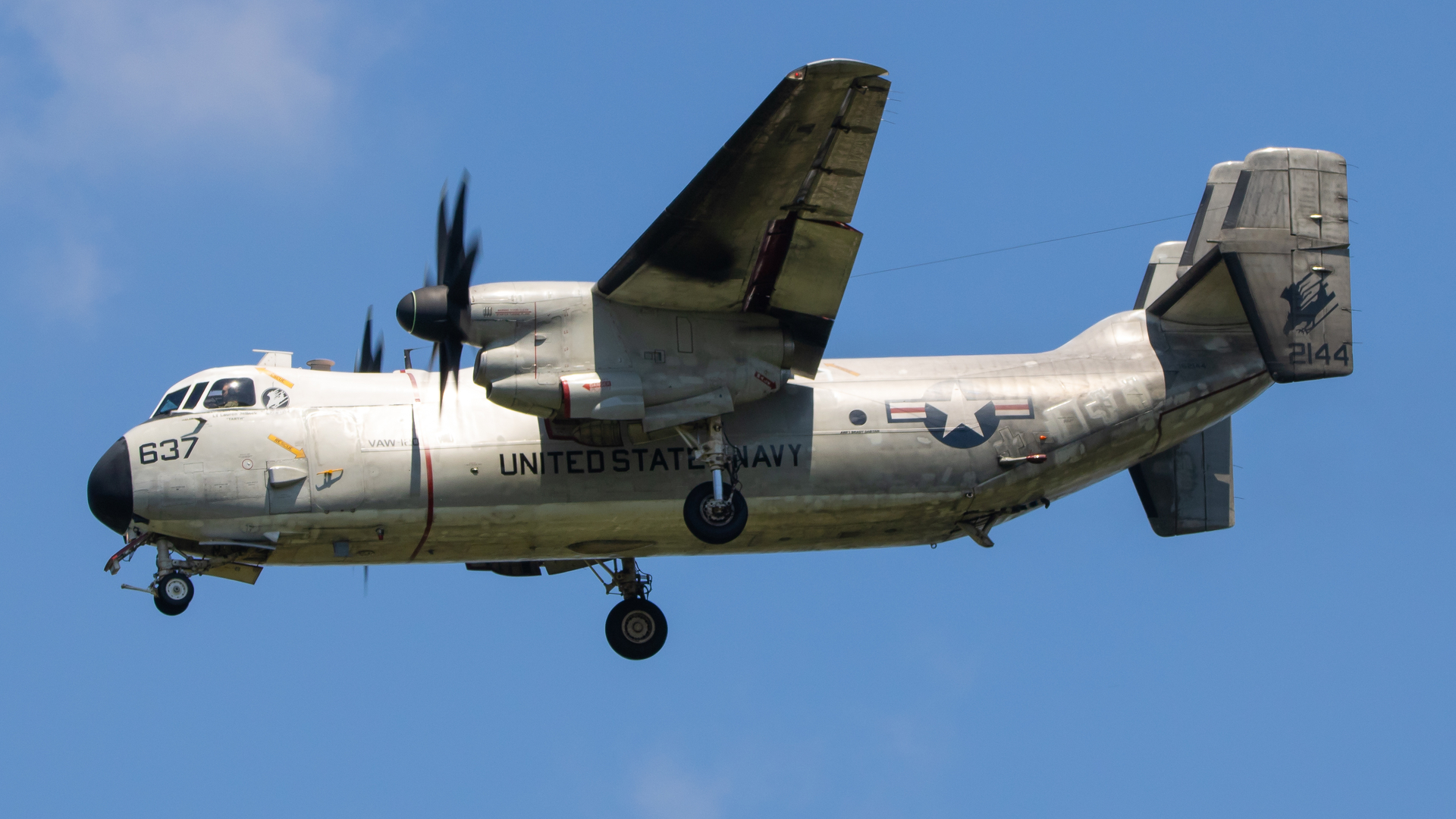 Full size: US Navy Grumman C-2 Greyhound 162144 at Oceana Naval Air Station (Apollo Soucek Field)