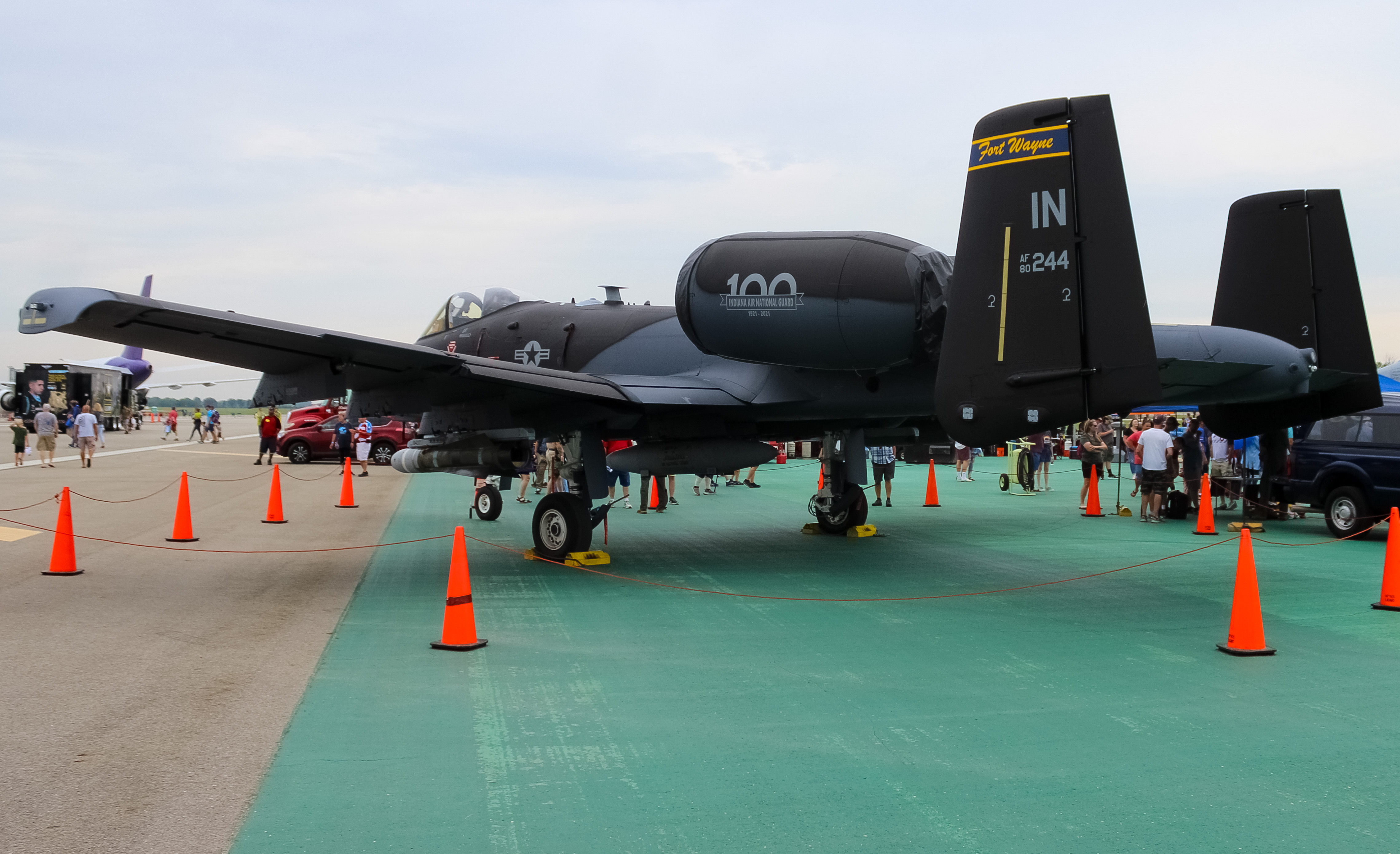 Full size: USAF - United States Air Force Fairchild A-10 Thunderbolt N/A at James M Cox Dayton International Airport