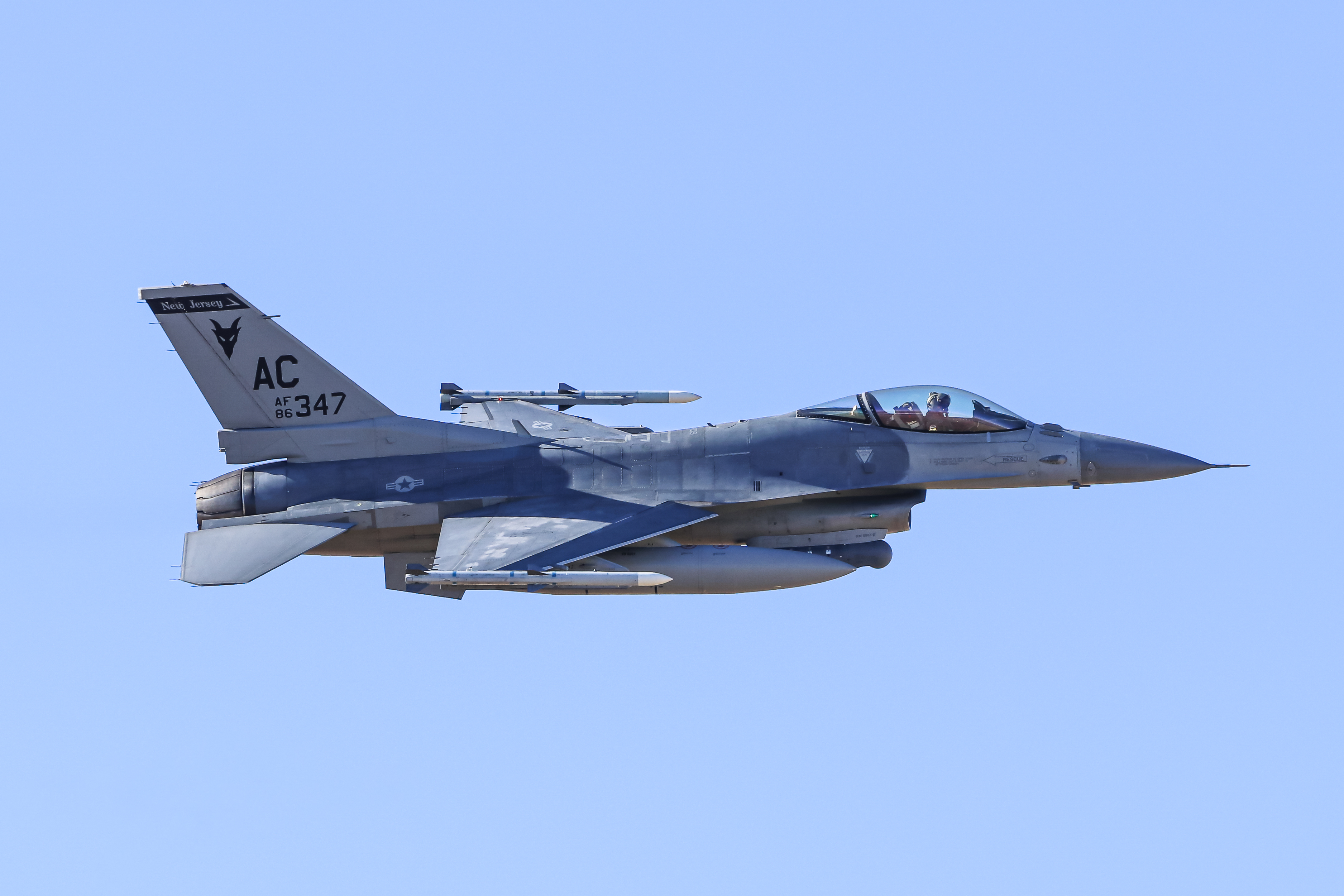 Full size: USAF - United States Air Force General Dynamics F-16 Fighting Falcon 86-0347 at 