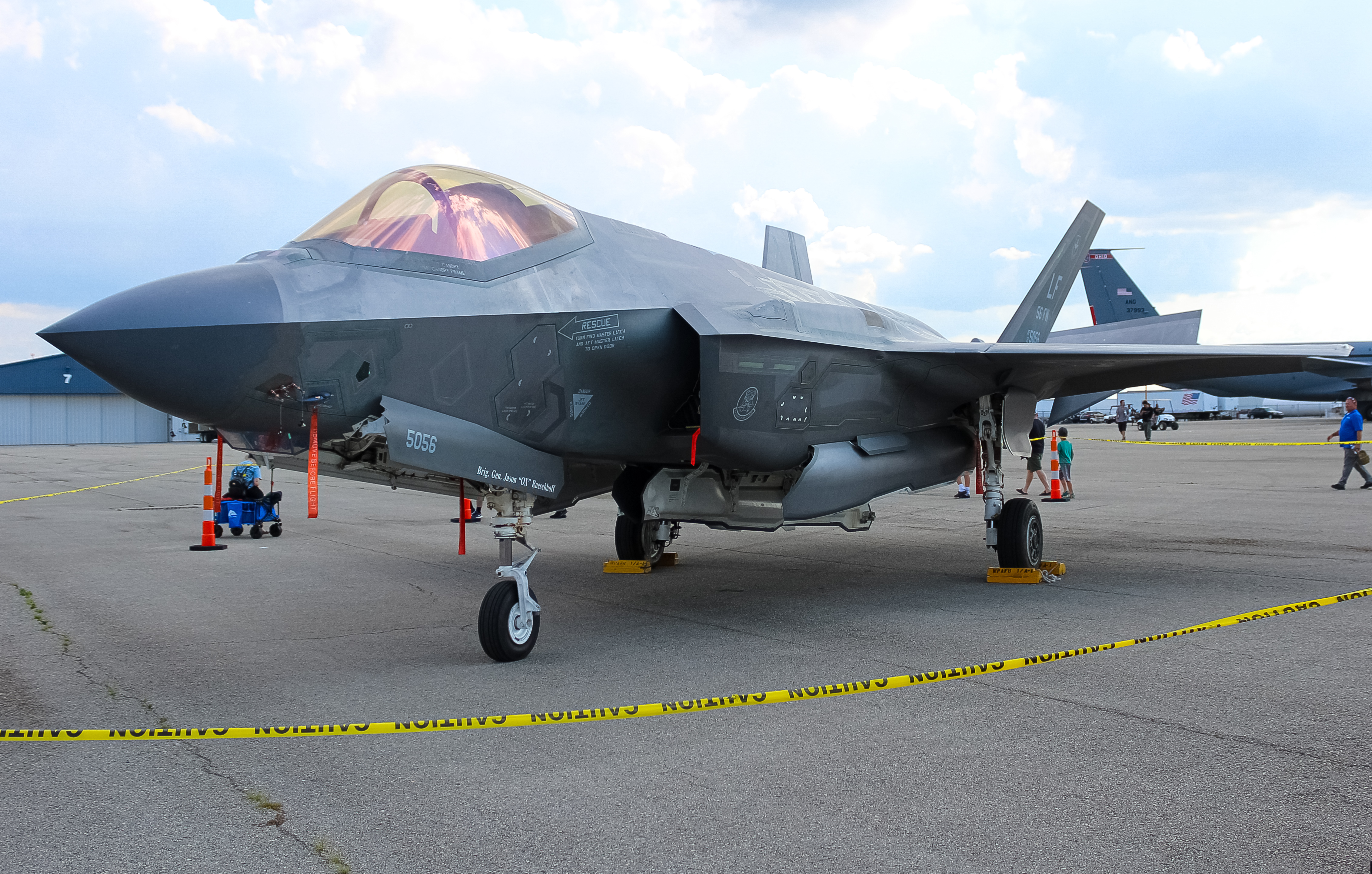 Full size: USAF - United States Air Force Lockheed Martin F-35 Lightning II 12-5056 at James M Cox Dayton International Airport