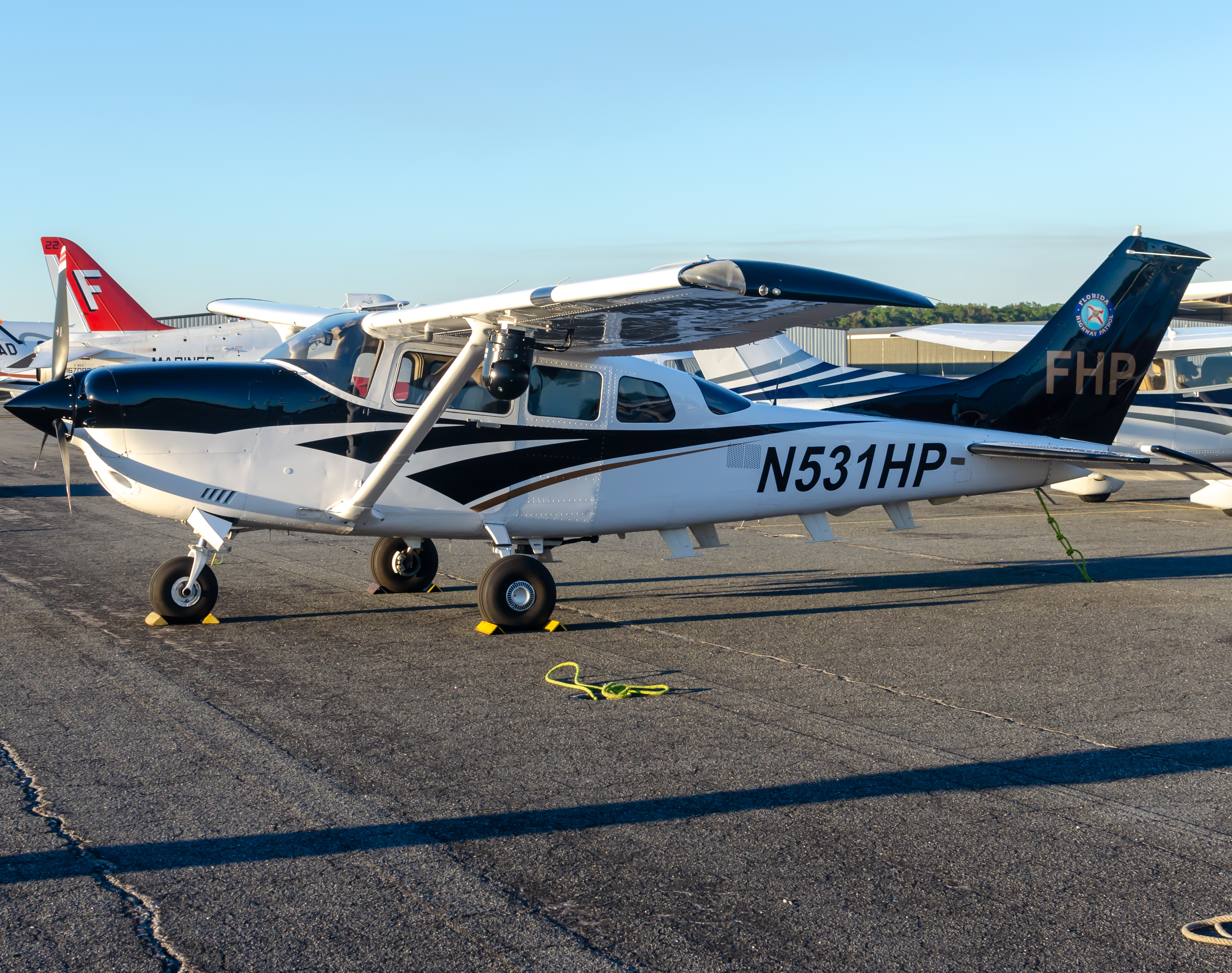 Full size: Florida Highway Patrol Cessna 182 Skylane N531HP at Pensacola International Airport