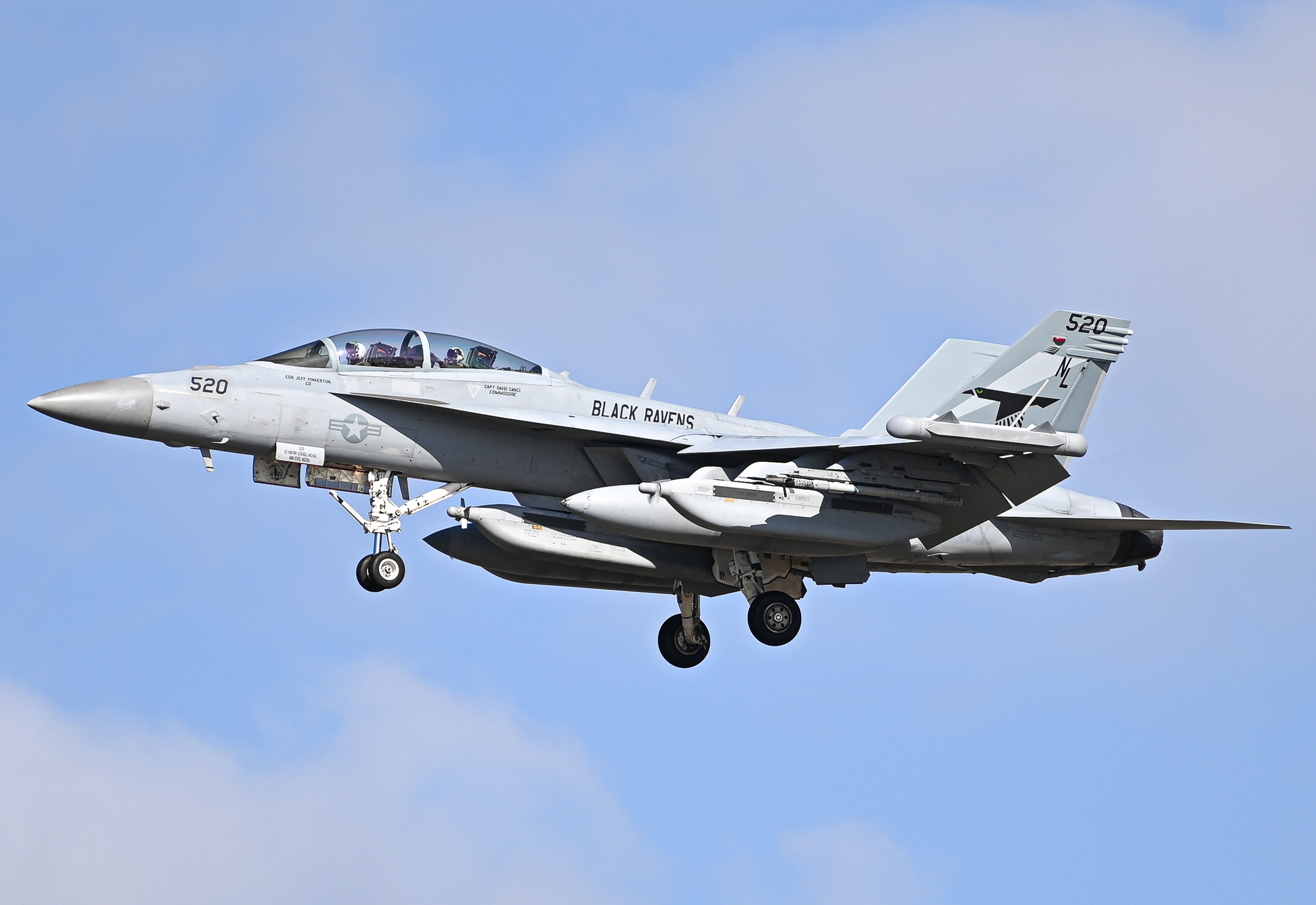 Full size: USN - United States Navy Boeing EA-18G Growler 166855 at North Island NAS