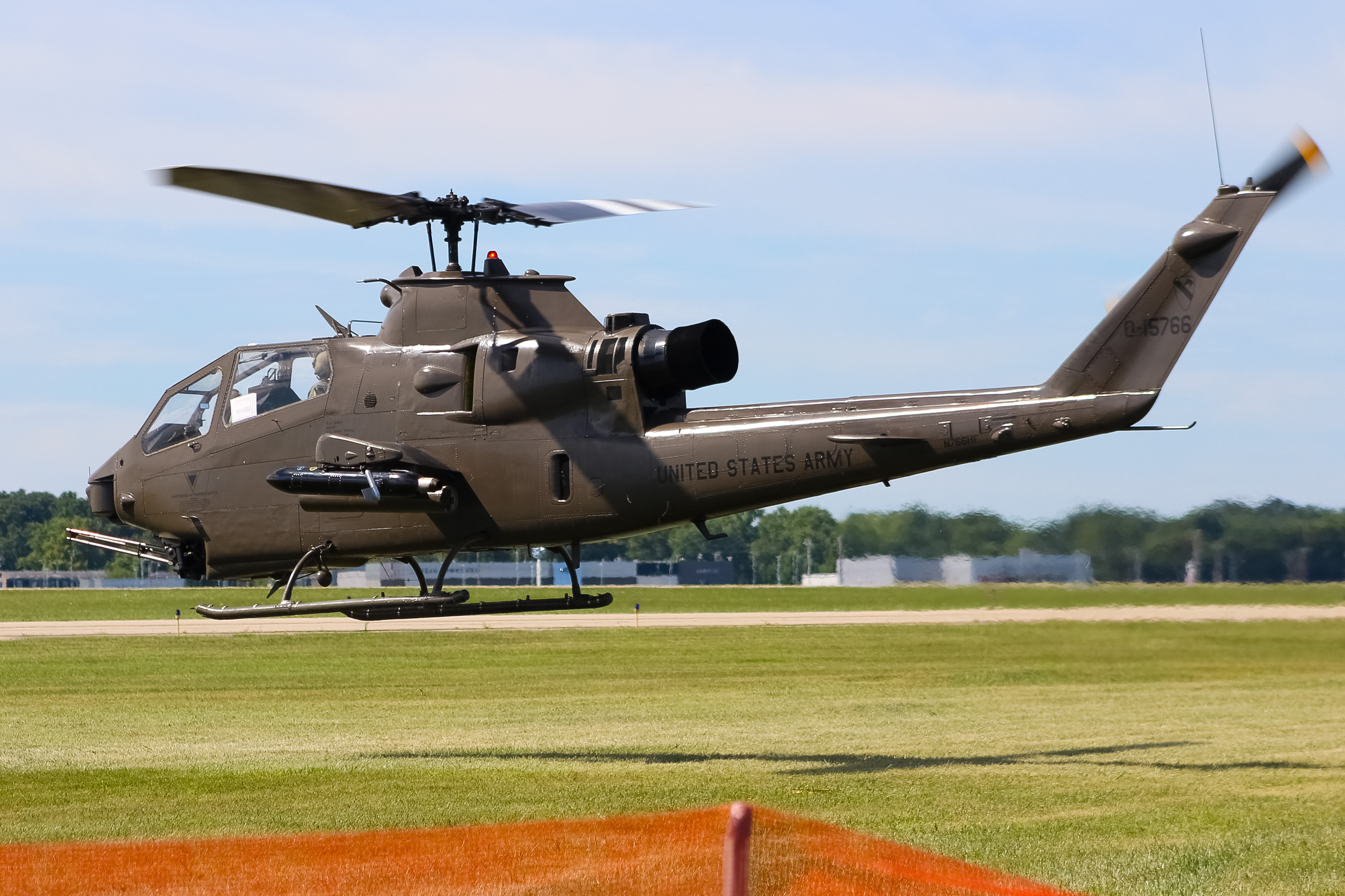 Full size: USA - United States Army Bell AH-1F Cobra N766HF at James M Cox Dayton International Airport